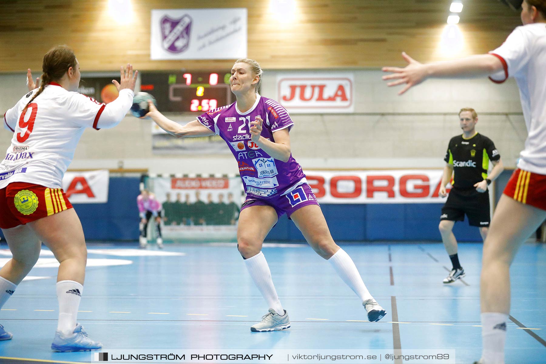 Skara HF-Tyresö Handboll 17-15,dam,Skara Idrottshall,Skara,Sverige,Handboll,,2018,200450