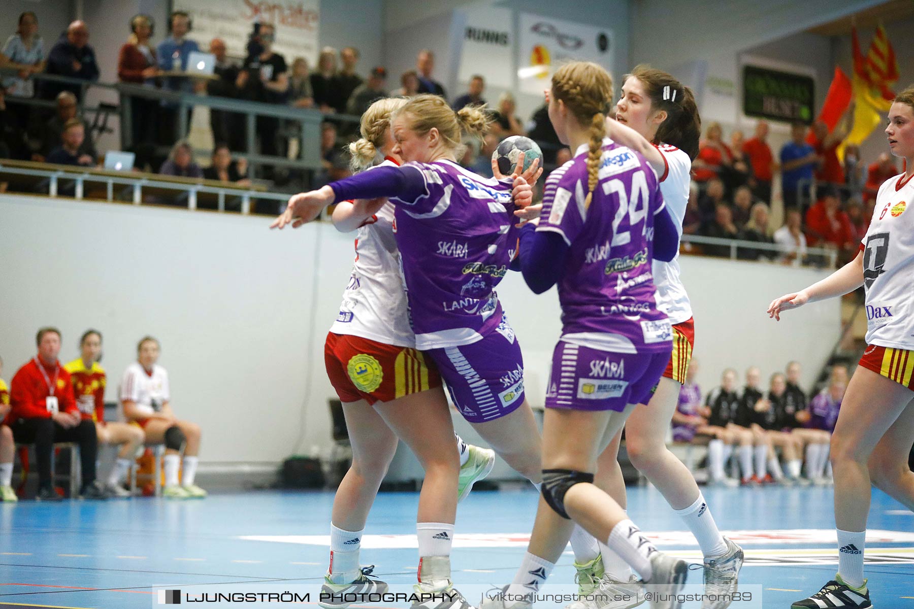 Skara HF-Tyresö Handboll 17-15,dam,Skara Idrottshall,Skara,Sverige,Handboll,,2018,200482