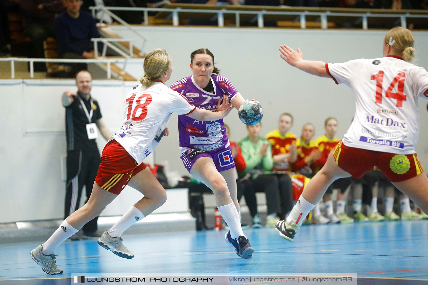 Skara HF-Tyresö Handboll 17-15,dam,Skara Idrottshall,Skara,Sverige,Handboll,,2018,200489