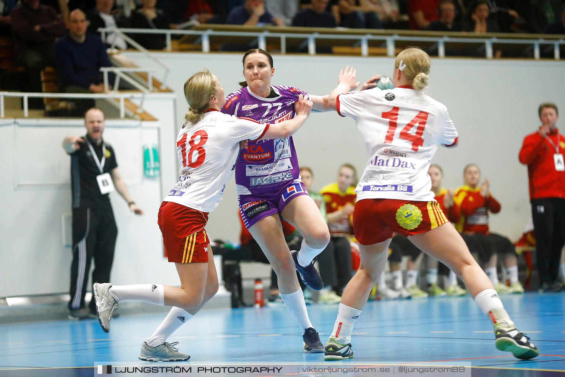 Skara HF-Tyresö Handboll 17-15,dam,Skara Idrottshall,Skara,Sverige,Handboll,,2018,200490