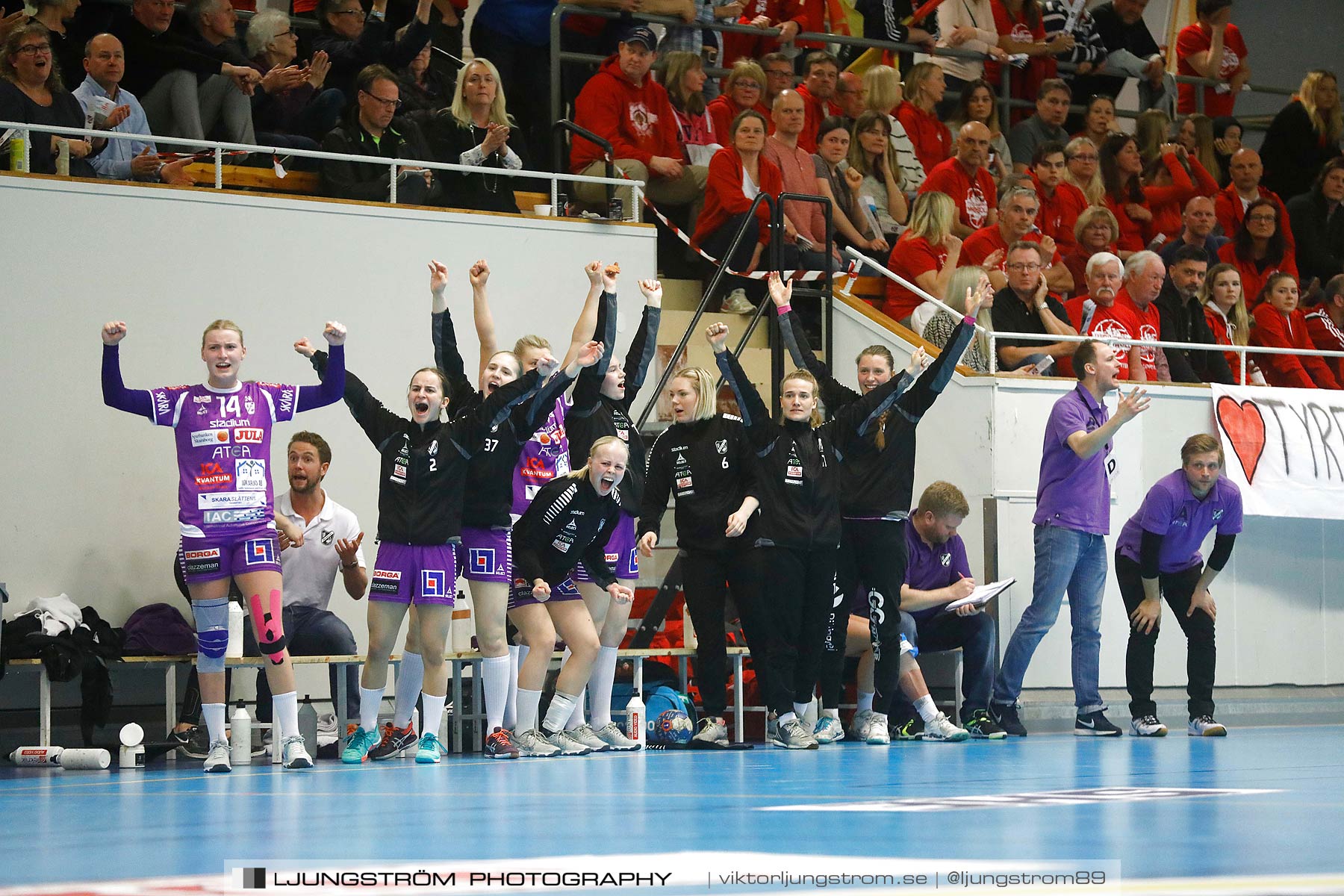 Skara HF-Tyresö Handboll 17-15,dam,Skara Idrottshall,Skara,Sverige,Handboll,,2018,200508