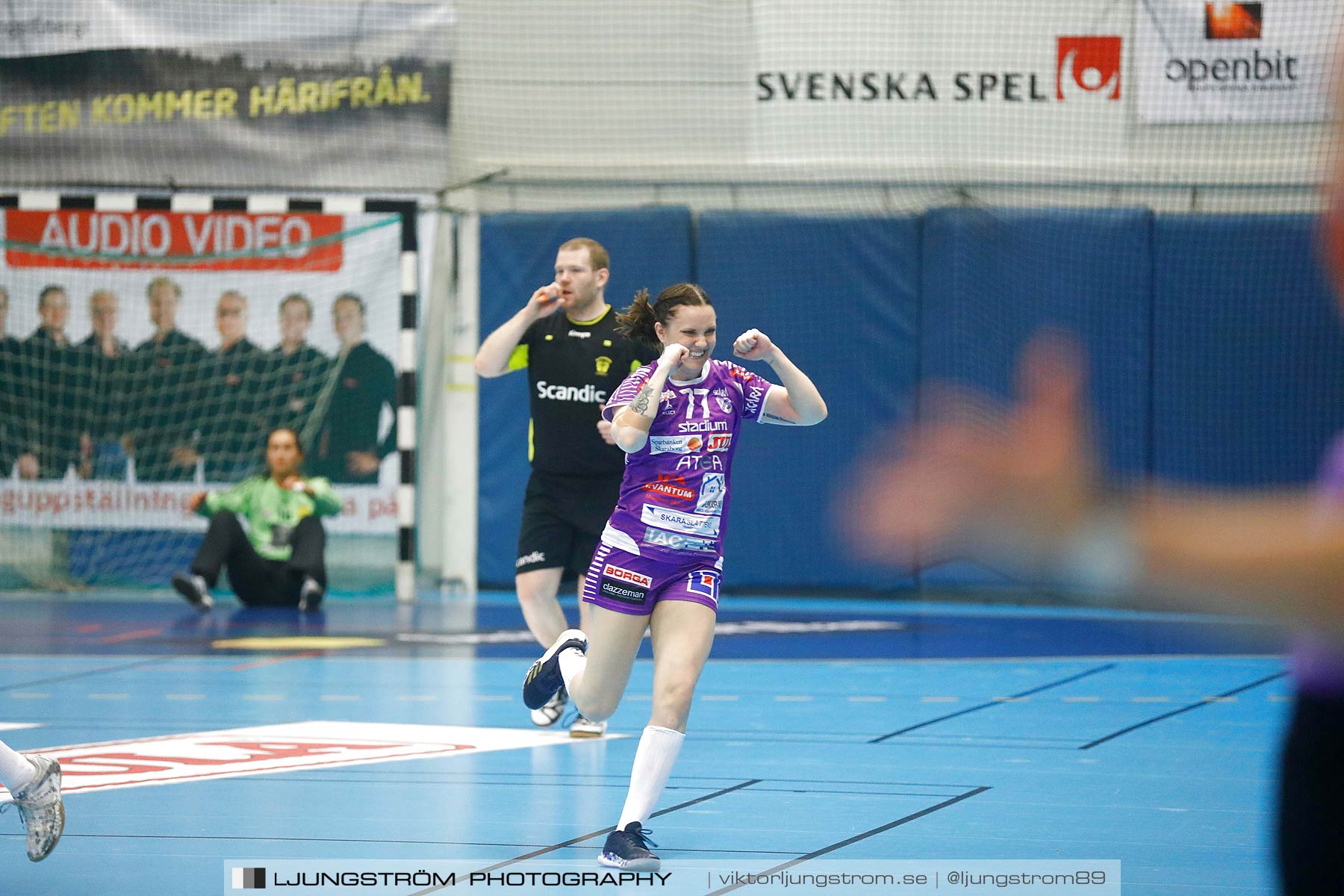 Skara HF-Tyresö Handboll 17-15,dam,Skara Idrottshall,Skara,Sverige,Handboll,,2018,200539