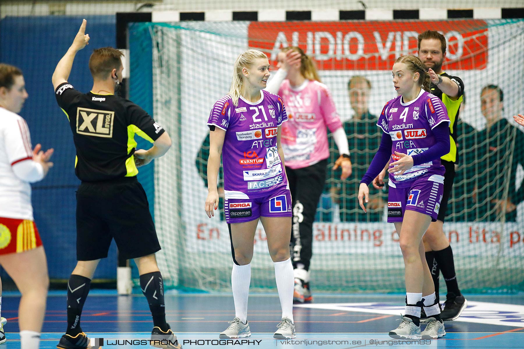 Skara HF-Tyresö Handboll 22-21,dam,Skara Idrottshall,Skara,Sverige,Handboll,,2018,200718