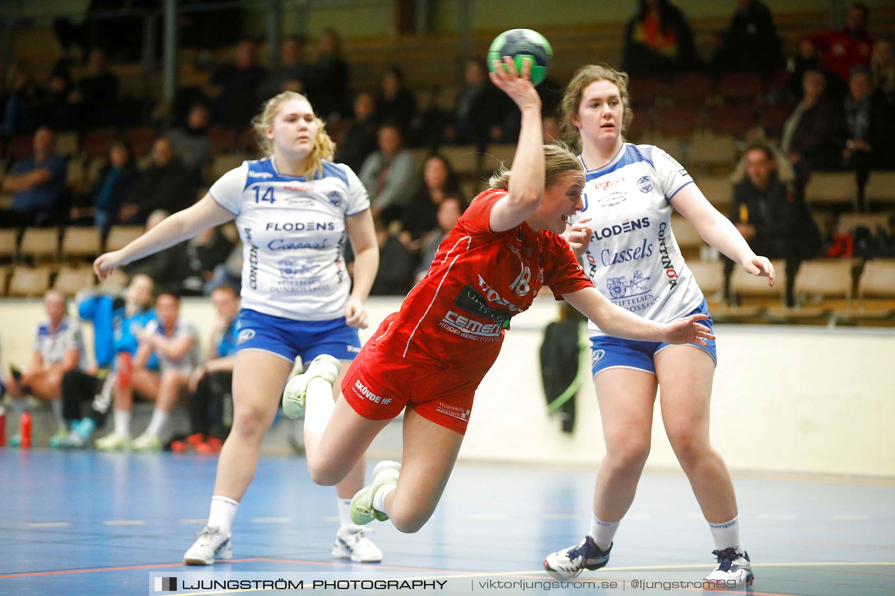 Skövde HF FA-HK Aranäs vit 38-18,dam,Skövde Idrottshall,Skövde,Sverige,Handboll,,2018,204576