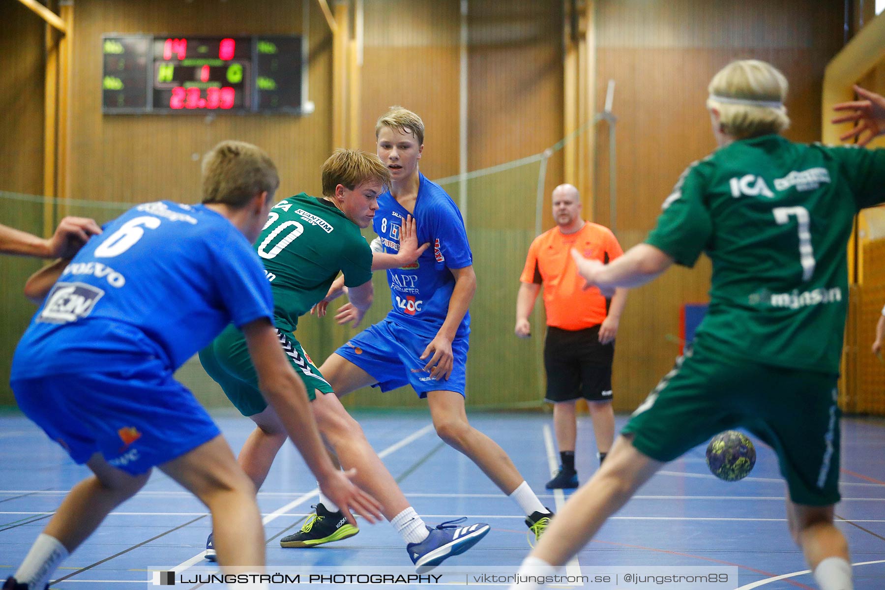 USM P16 Steg 1 IFK Skövde HK-Eslövs HF 30-17,herr,Arena Skövde,Skövde,Sverige,Ungdoms-SM,Handboll,2018,206987