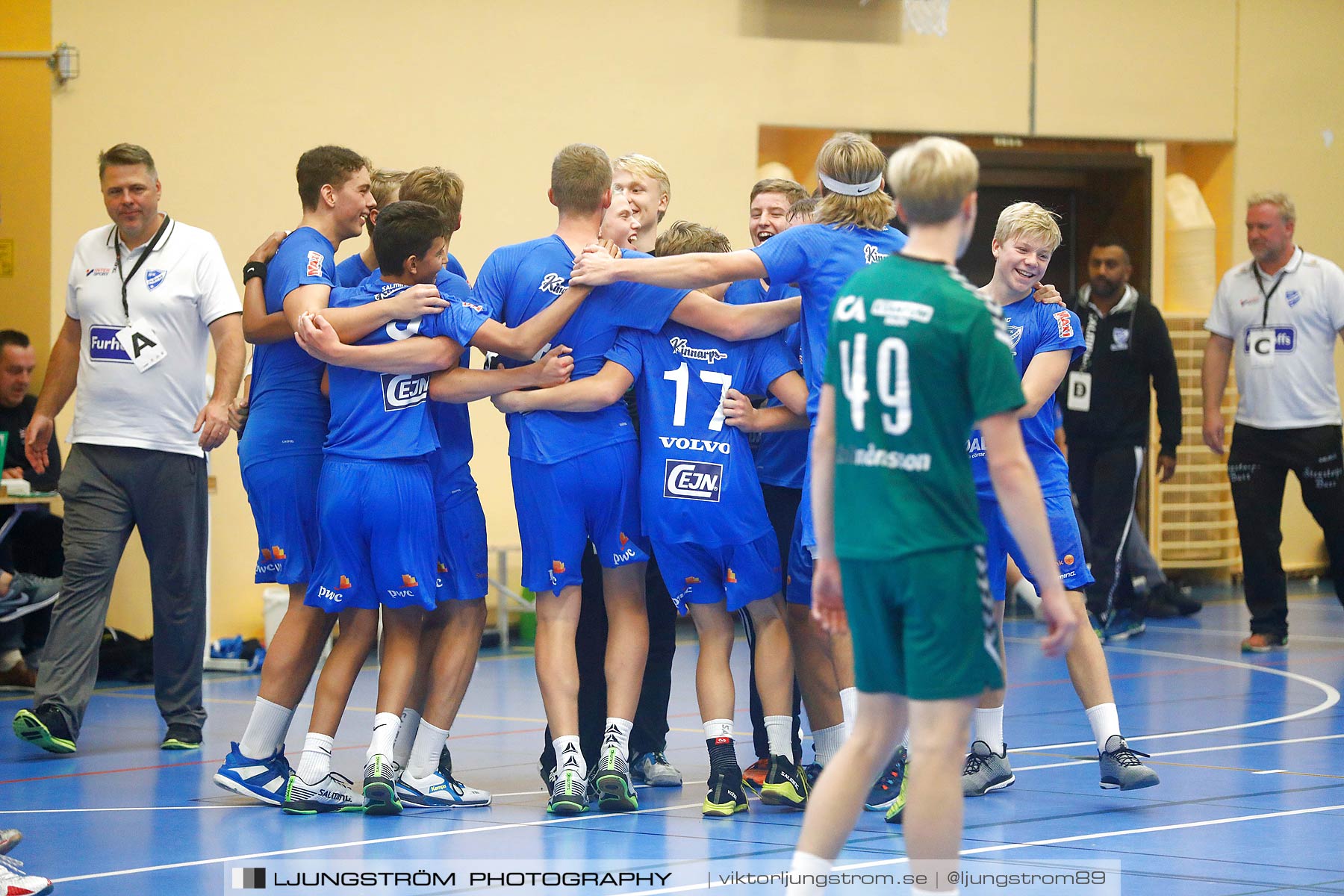 USM P16 Steg 1 IFK Skövde HK-Eslövs HF 30-17,herr,Arena Skövde,Skövde,Sverige,Ungdoms-SM,Handboll,2018,207118