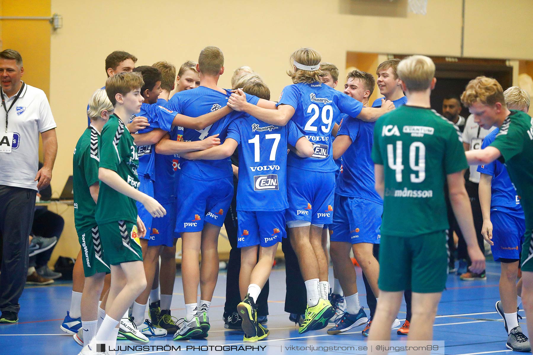 USM P16 Steg 1 IFK Skövde HK-Eslövs HF 30-17,herr,Arena Skövde,Skövde,Sverige,Ungdoms-SM,Handboll,2018,207119