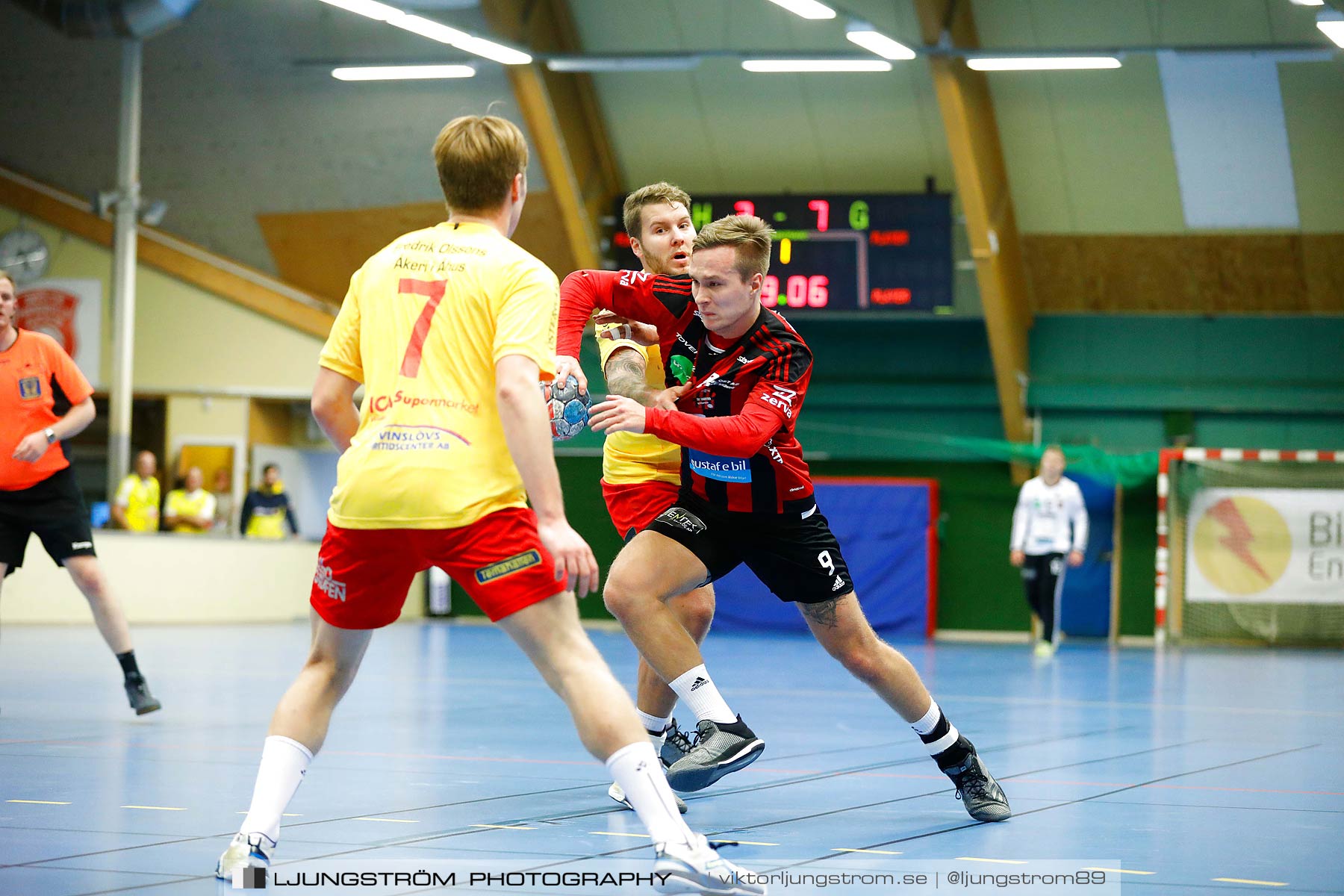 HK Country-Vinslövs HK 26-33,herr,Skövde Idrottshall,Skövde,Sverige,Handboll,,2018,208385