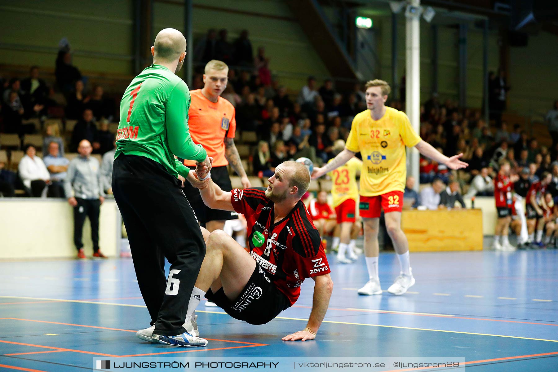 HK Country-Vinslövs HK 26-33,herr,Skövde Idrottshall,Skövde,Sverige,Handboll,,2018,208406