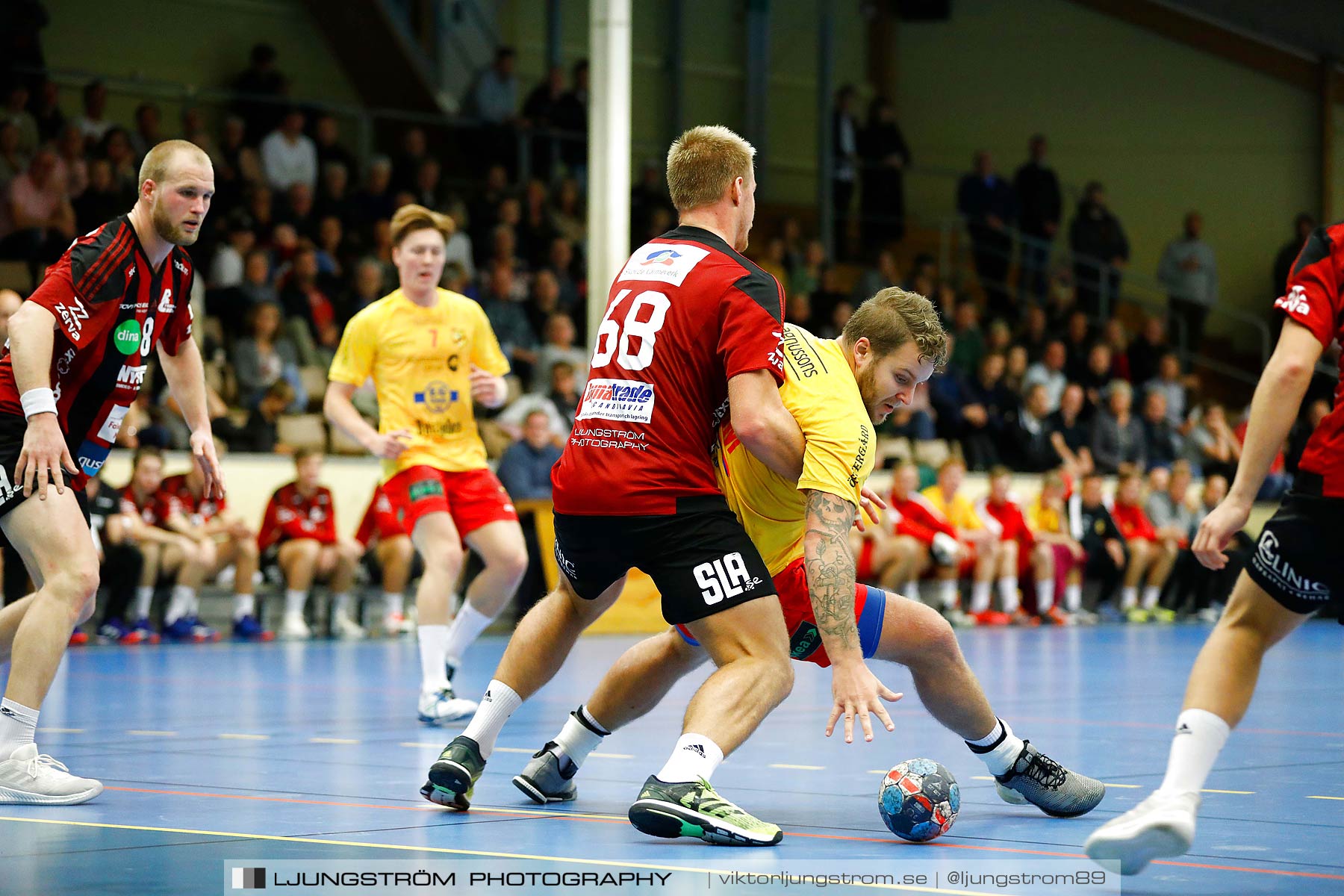 HK Country-Vinslövs HK 26-33,herr,Skövde Idrottshall,Skövde,Sverige,Handboll,,2018,208494