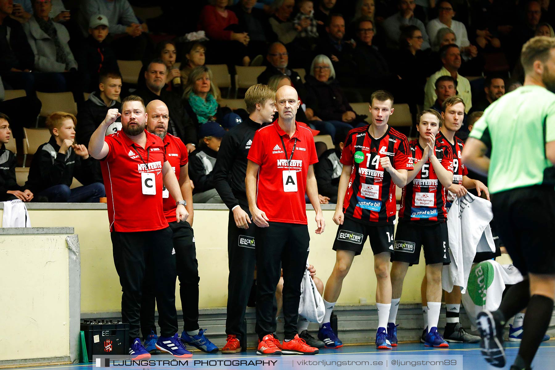 HP Skövde-HK Country 25-21,herr,Skövde Idrottshall,Skövde,Sverige,Handboll,,2018,208998