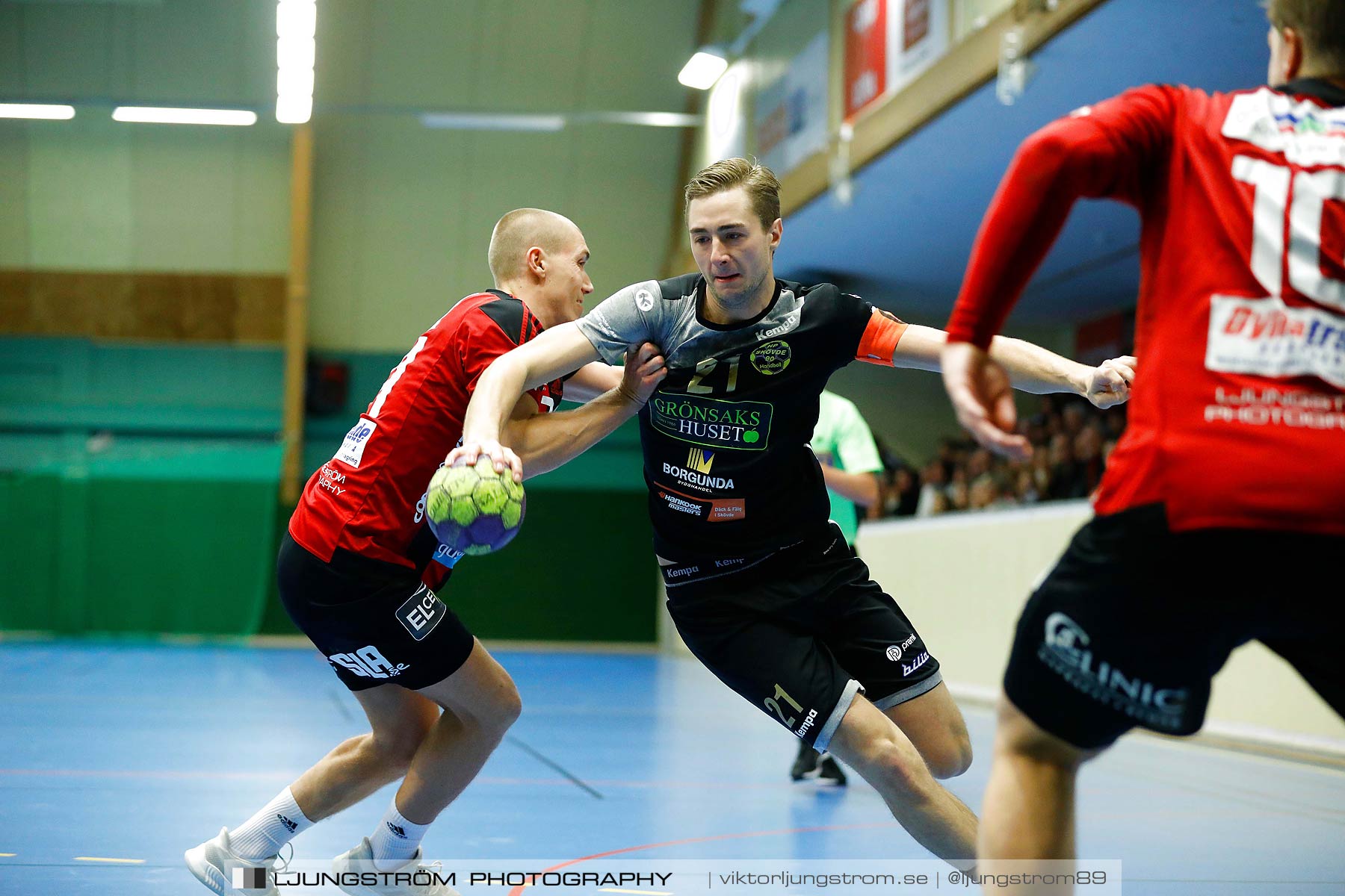 HP Skövde-HK Country 25-21,herr,Skövde Idrottshall,Skövde,Sverige,Handboll,,2018,208999