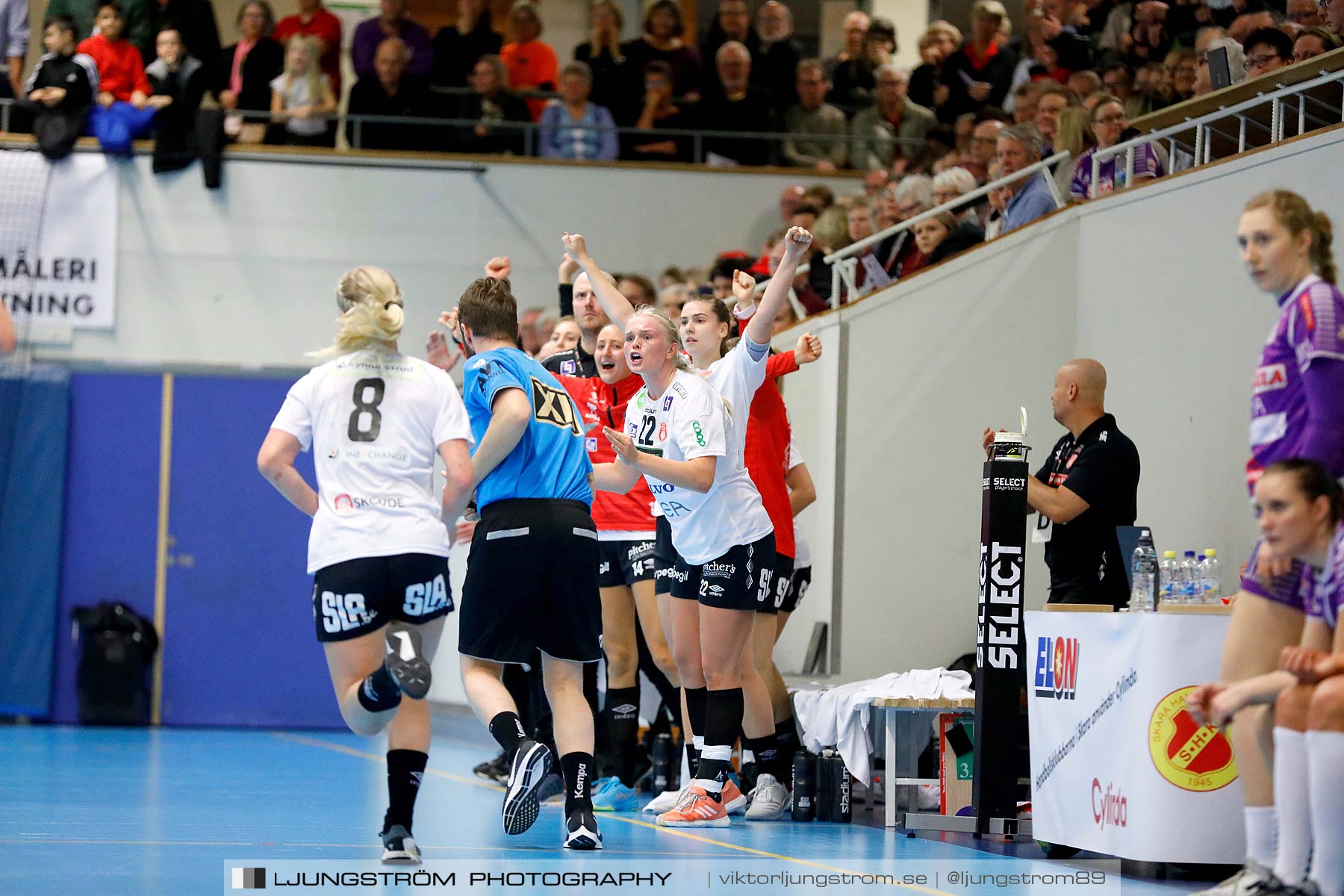 Skara HF-Skövde HF 21-22,dam,Skara Idrottshall,Skara,Sverige,Handboll,,2019,211543