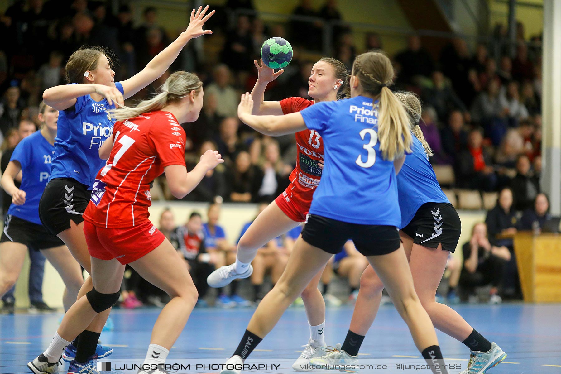 USM F16 Steg 3 Skövde HF 1-Redbergslids IK 28-14,dam,Skövde Idrottshall,Skövde,Sverige,Ungdoms-SM,Handboll,2019,212644