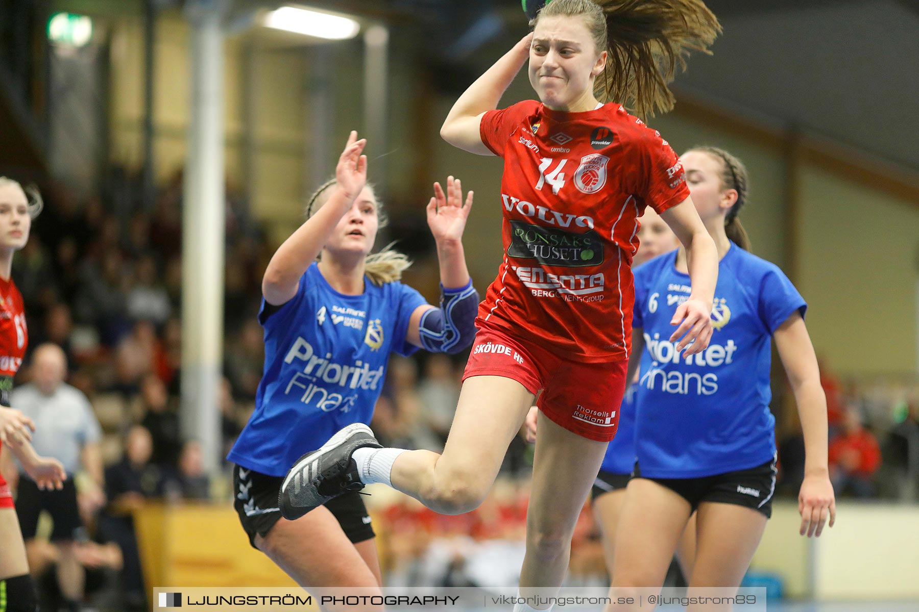 USM F16 Steg 3 Skövde HF 1-Redbergslids IK 28-14,dam,Skövde Idrottshall,Skövde,Sverige,Ungdoms-SM,Handboll,2019,212663