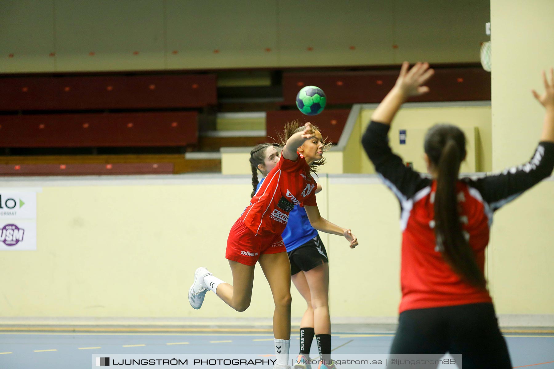 USM F16 Steg 3 Skövde HF 1-Redbergslids IK 28-14,dam,Skövde Idrottshall,Skövde,Sverige,Ungdoms-SM,Handboll,2019,212723