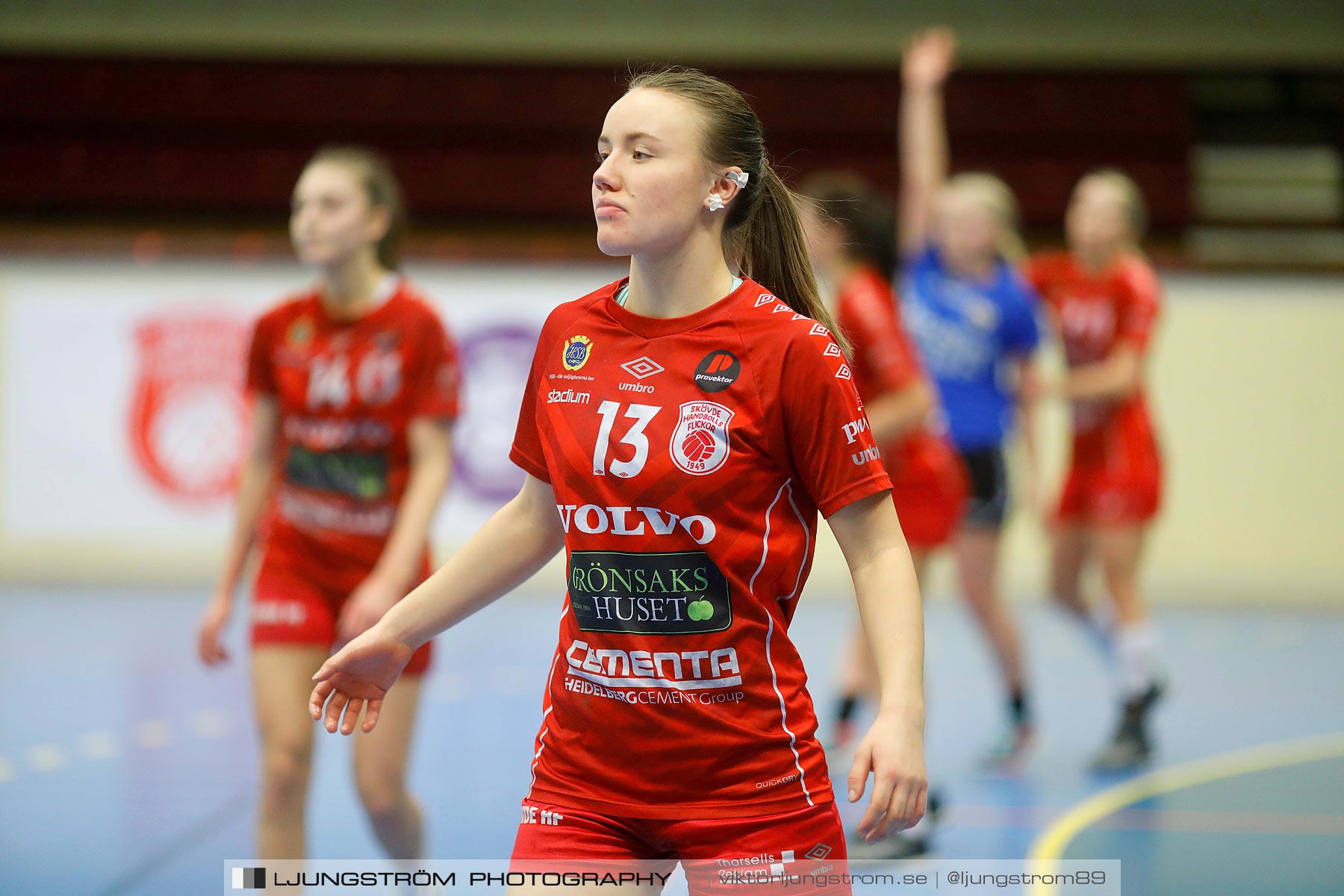 USM F16 Steg 3 Skövde HF 1-Redbergslids IK 28-14,dam,Skövde Idrottshall,Skövde,Sverige,Ungdoms-SM,Handboll,2019,212740