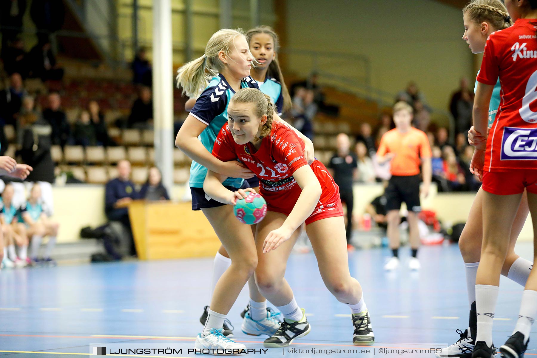 USM F14 Steg 3 Skövde HF 1-Höörs HK H65 2 24-14,dam,Skövde Idrottshall,Skövde,Sverige,Ungdoms-SM,Handboll,2019,212991