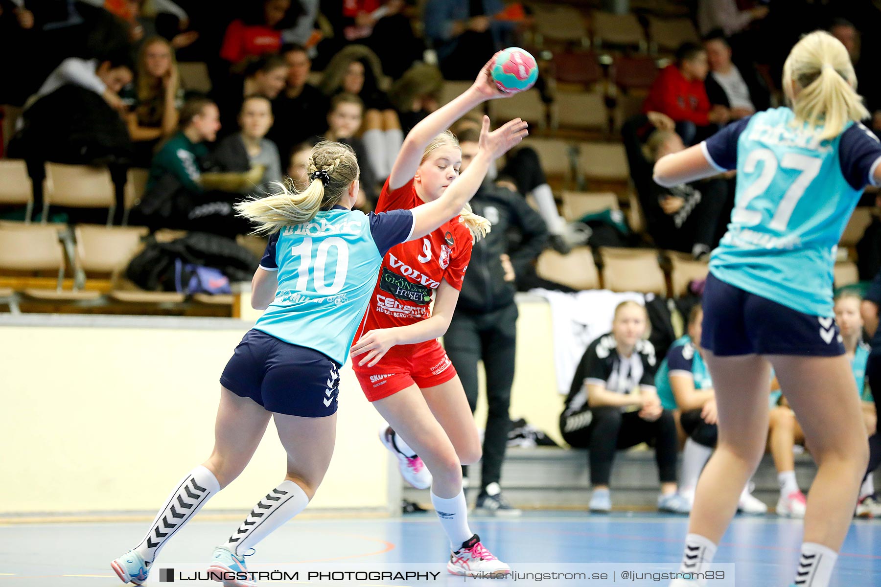 USM F14 Steg 3 Skövde HF 1-Höörs HK H65 2 24-14,dam,Skövde Idrottshall,Skövde,Sverige,Ungdoms-SM,Handboll,2019,212994