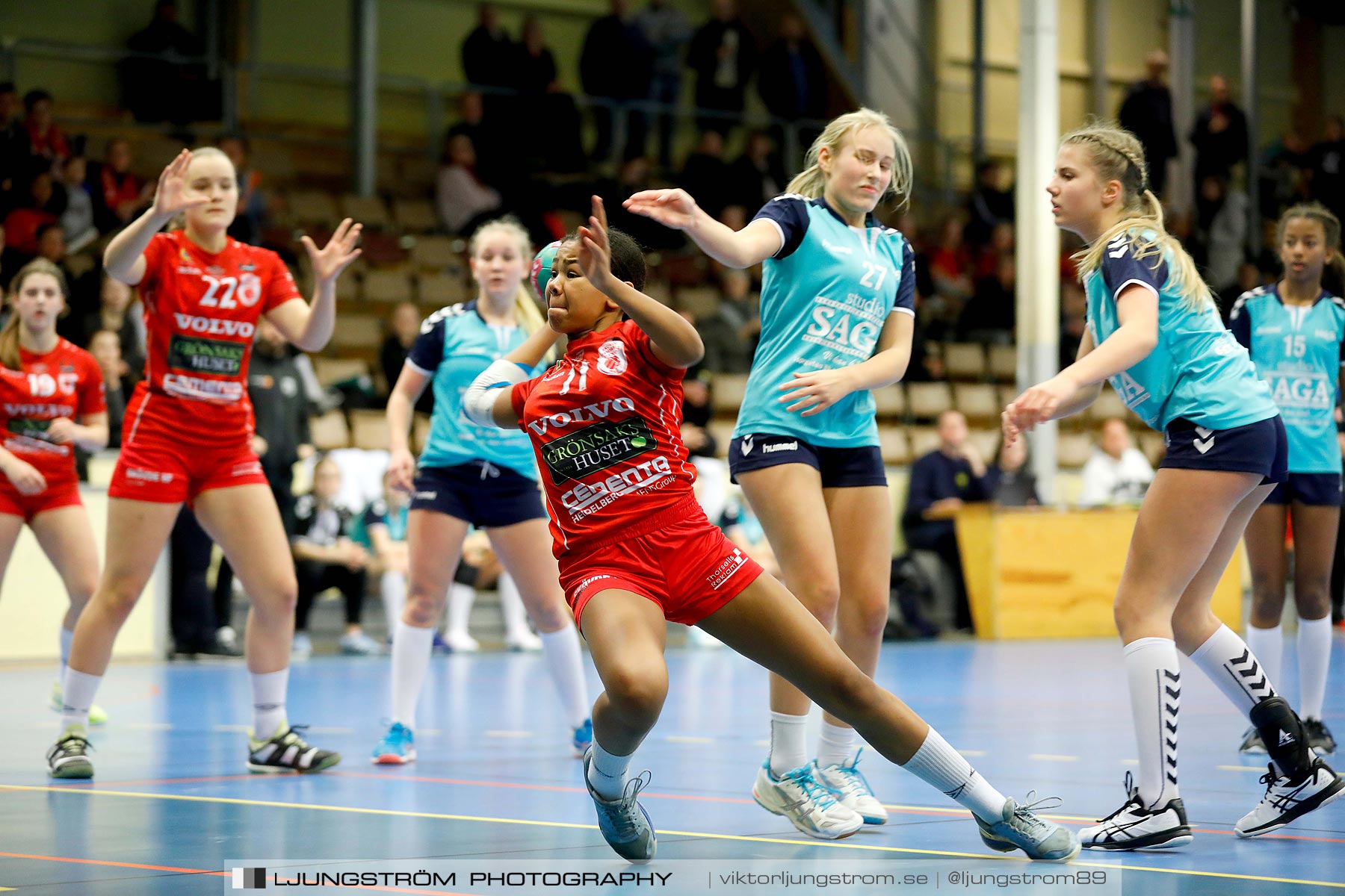 USM F14 Steg 3 Skövde HF 1-Höörs HK H65 2 24-14,dam,Skövde Idrottshall,Skövde,Sverige,Ungdoms-SM,Handboll,2019,213006