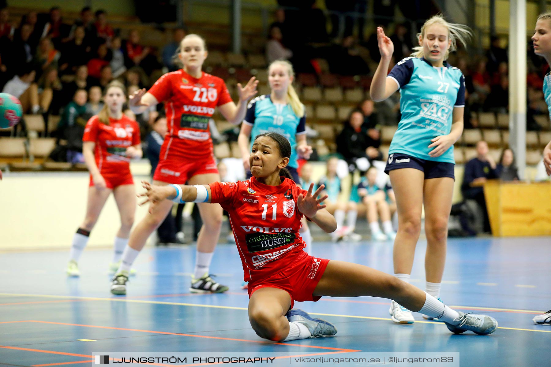 USM F14 Steg 3 Skövde HF 1-Höörs HK H65 2 24-14,dam,Skövde Idrottshall,Skövde,Sverige,Ungdoms-SM,Handboll,2019,213007