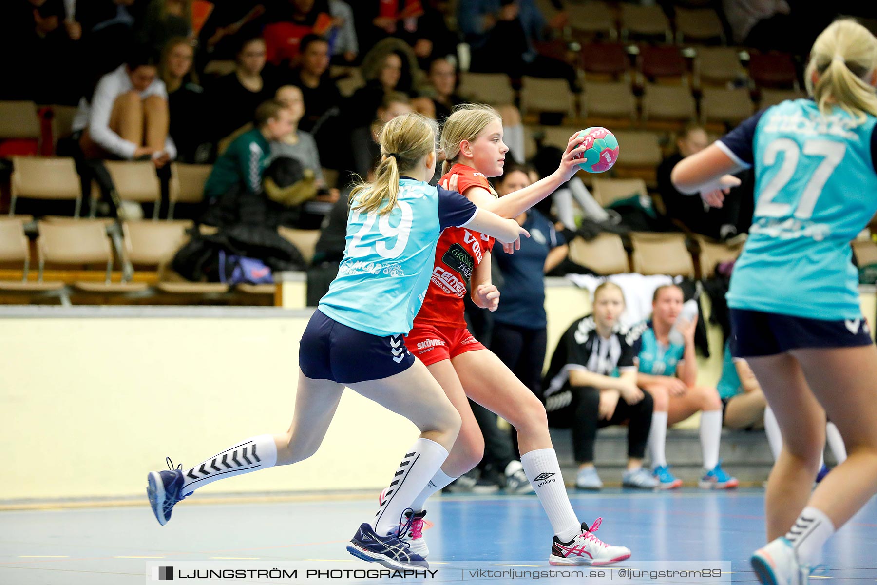 USM F14 Steg 3 Skövde HF 1-Höörs HK H65 2 24-14,dam,Skövde Idrottshall,Skövde,Sverige,Ungdoms-SM,Handboll,2019,213010