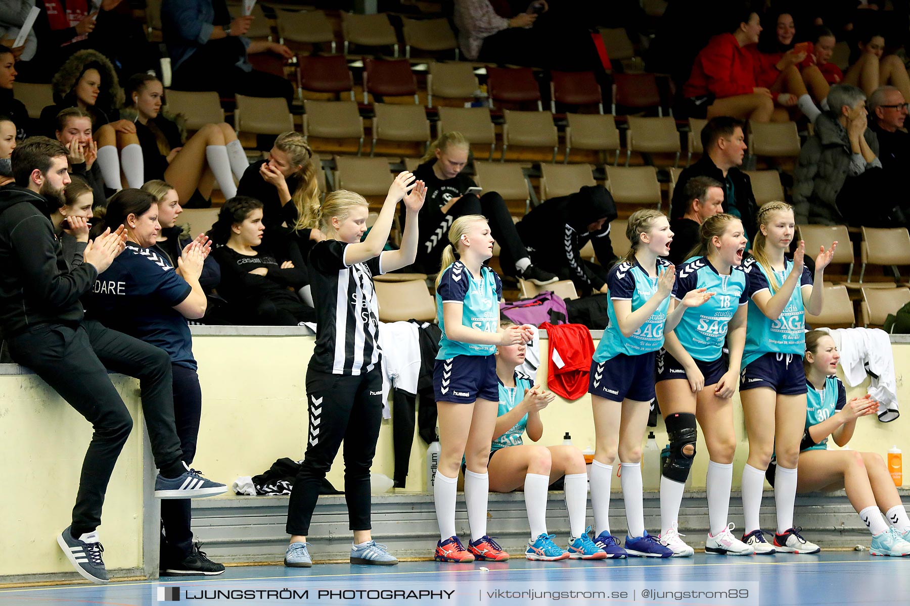 USM F14 Steg 3 Skövde HF 1-Höörs HK H65 2 24-14,dam,Skövde Idrottshall,Skövde,Sverige,Ungdoms-SM,Handboll,2019,213016