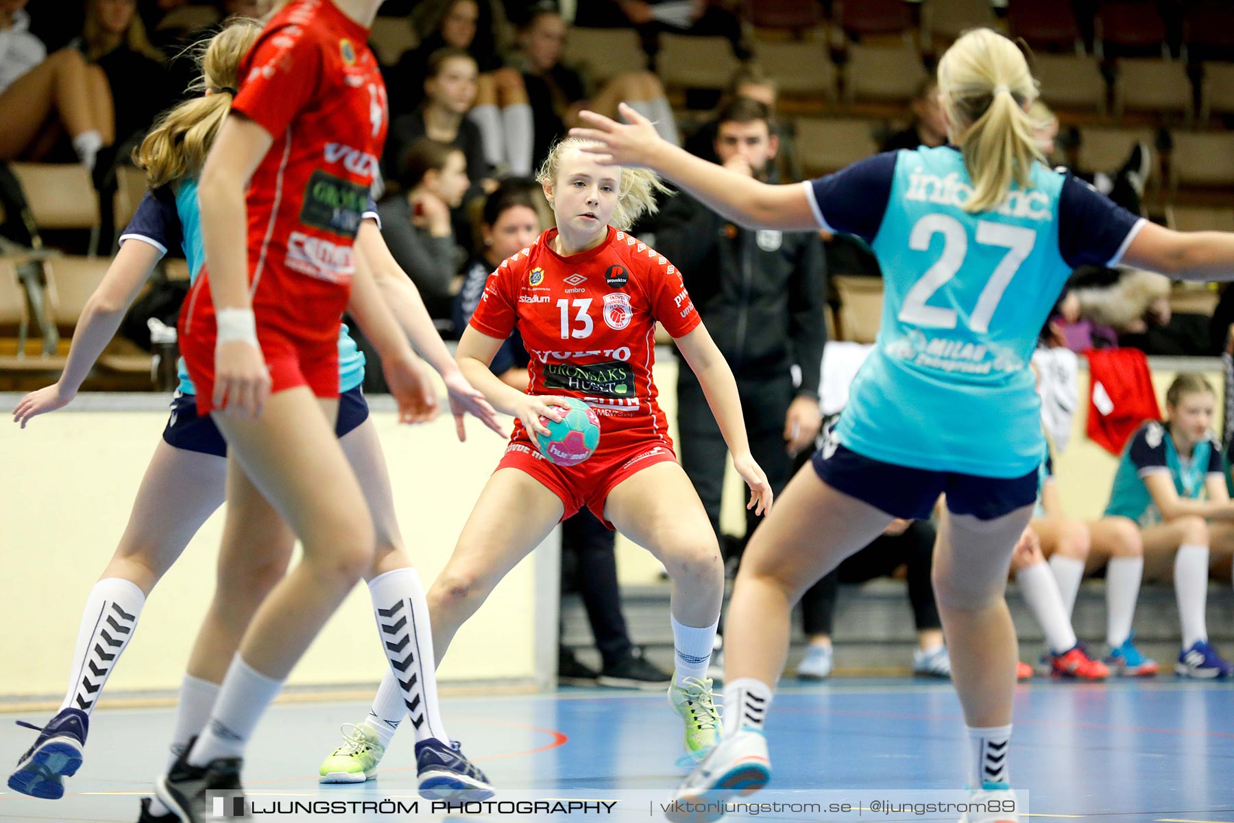 USM F14 Steg 3 Skövde HF 1-Höörs HK H65 2 24-14,dam,Skövde Idrottshall,Skövde,Sverige,Ungdoms-SM,Handboll,2019,213019