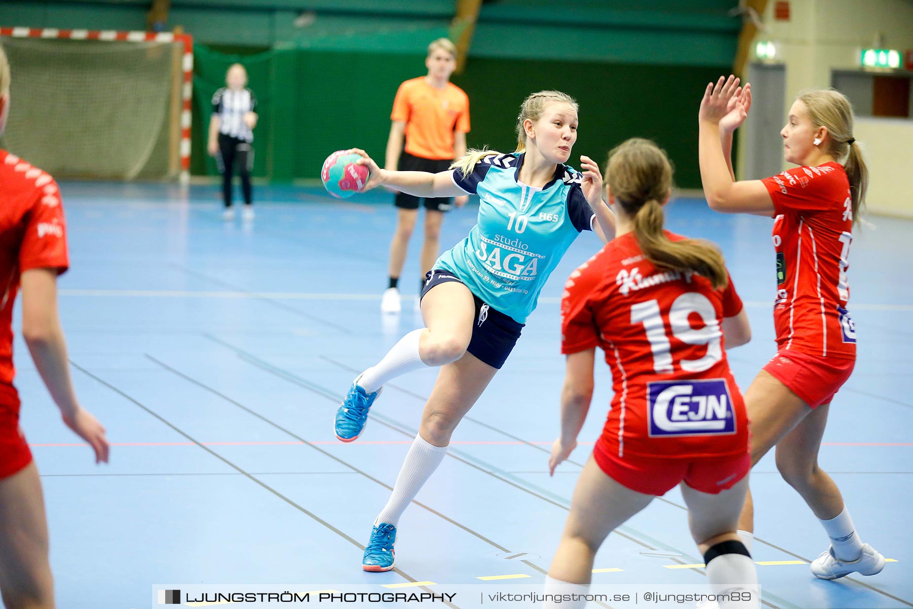 USM F14 Steg 3 Skövde HF 1-Höörs HK H65 2 24-14,dam,Skövde Idrottshall,Skövde,Sverige,Ungdoms-SM,Handboll,2019,213056