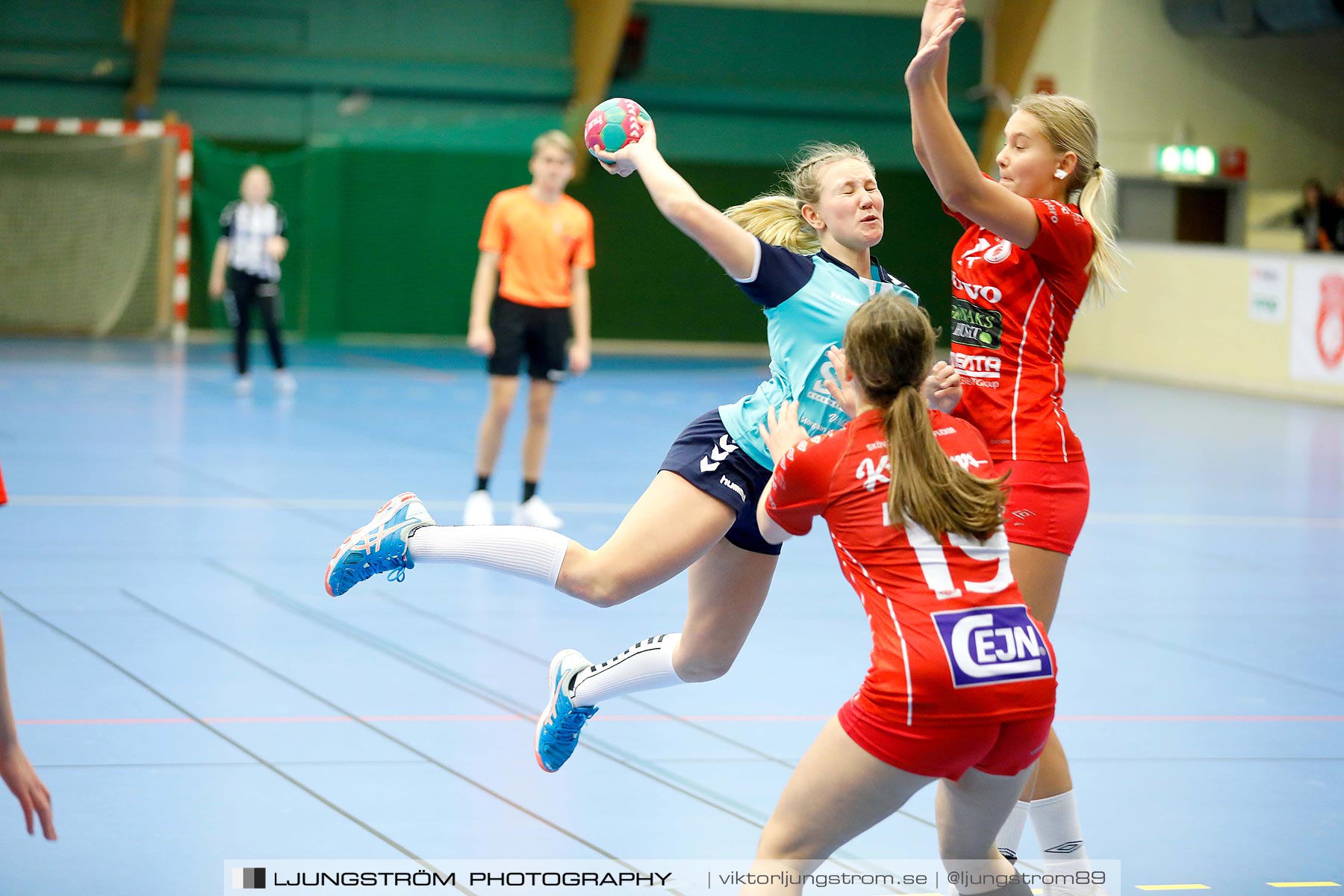 USM F14 Steg 3 Skövde HF 1-Höörs HK H65 2 24-14,dam,Skövde Idrottshall,Skövde,Sverige,Ungdoms-SM,Handboll,2019,213057