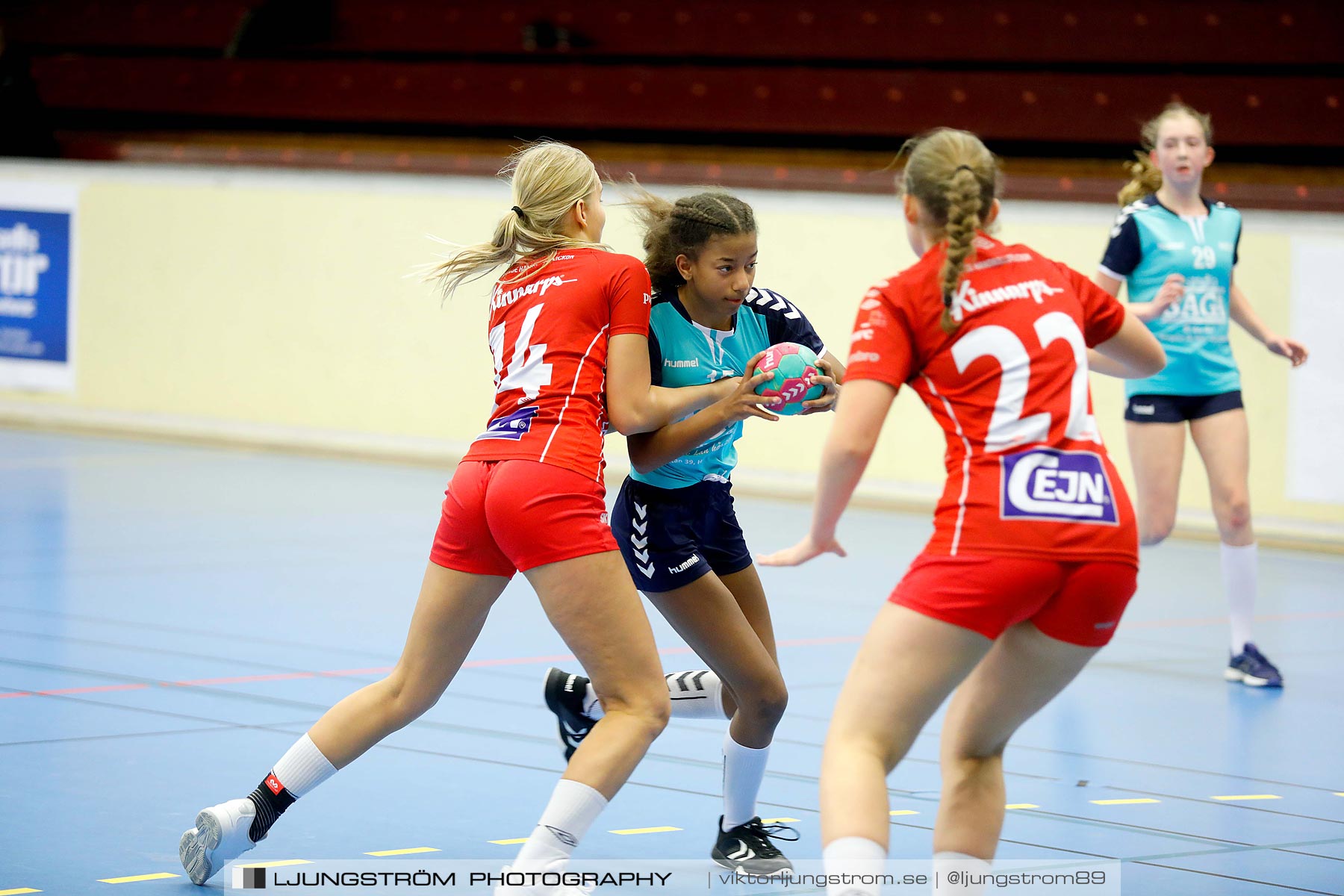 USM F14 Steg 3 Skövde HF 1-Höörs HK H65 2 24-14,dam,Skövde Idrottshall,Skövde,Sverige,Ungdoms-SM,Handboll,2019,213064