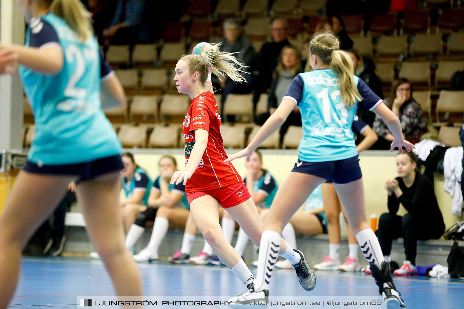 USM F14 Steg 3 Skövde HF 1-Höörs HK H65 2 24-14,dam,Skövde Idrottshall,Skövde,Sverige,Ungdoms-SM,Handboll,2019,213075