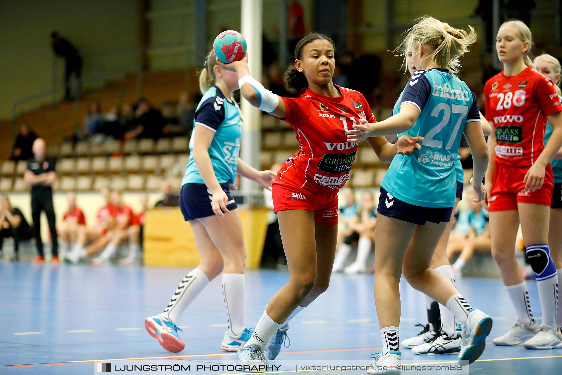 USM F14 Steg 3 Skövde HF 1-Höörs HK H65 2 24-14,dam,Skövde Idrottshall,Skövde,Sverige,Ungdoms-SM,Handboll,2019,213085