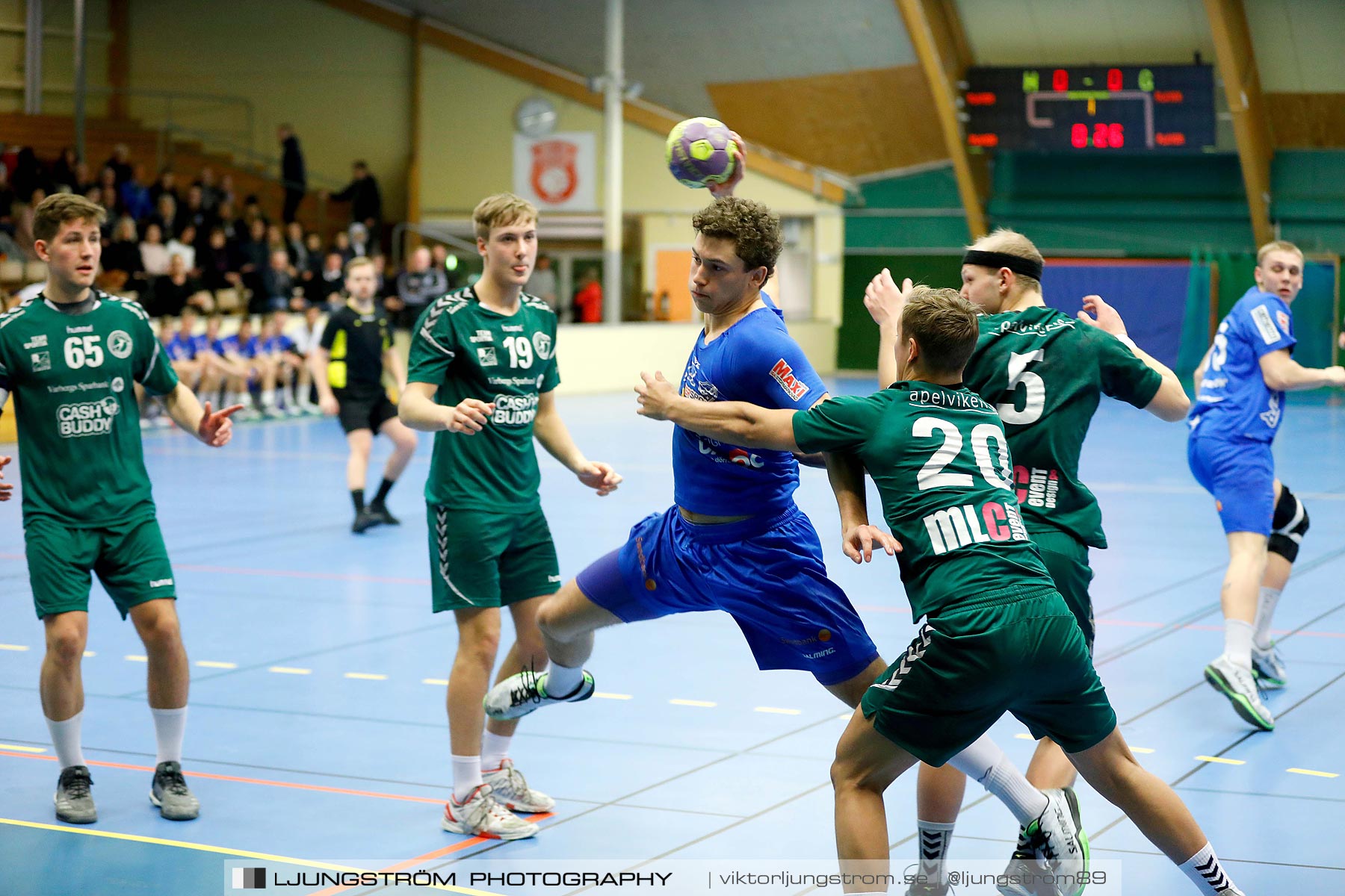 USM P18 Steg 3 IFK Skövde HK-HK Varberg 28-12,herr,Skövde Idrottshall,Skövde,Sverige,Ungdoms-SM,Handboll,2019,213120