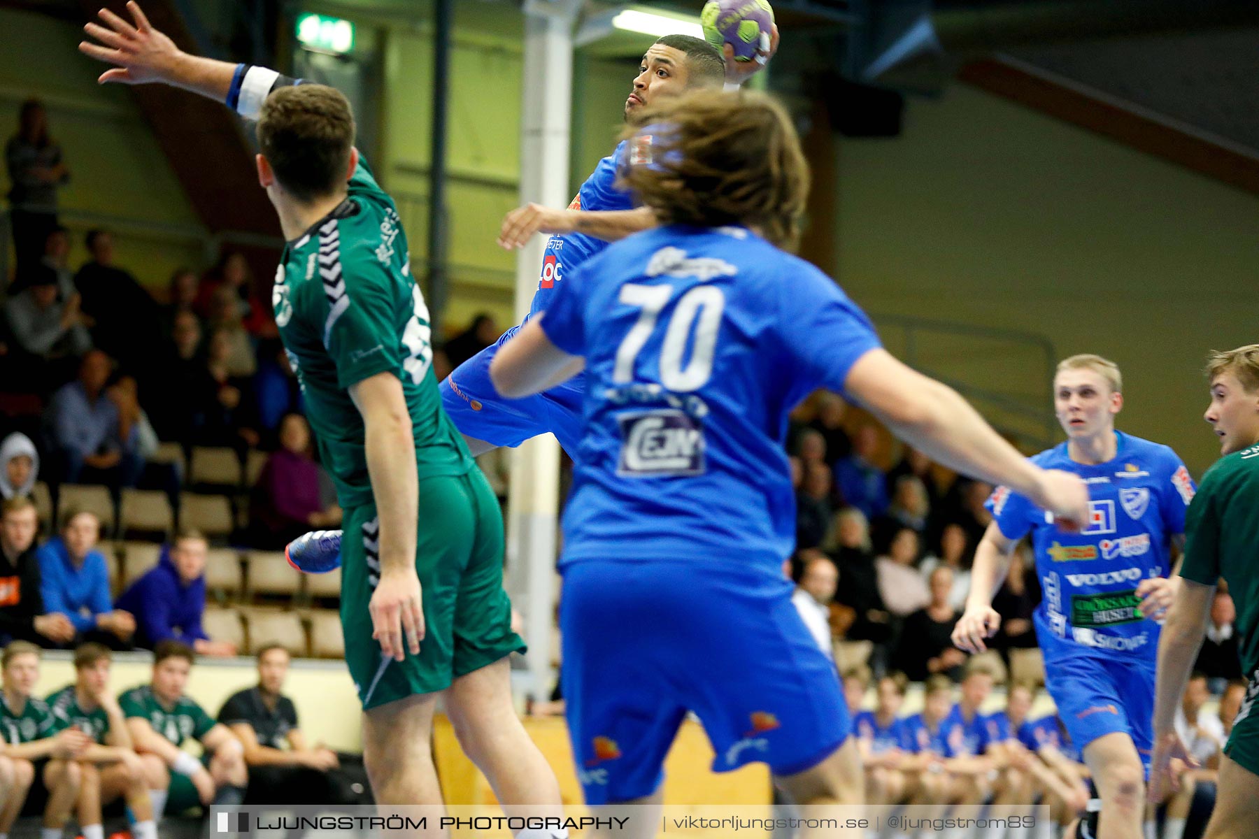 USM P18 Steg 3 IFK Skövde HK-HK Varberg 28-12,herr,Skövde Idrottshall,Skövde,Sverige,Ungdoms-SM,Handboll,2019,213128