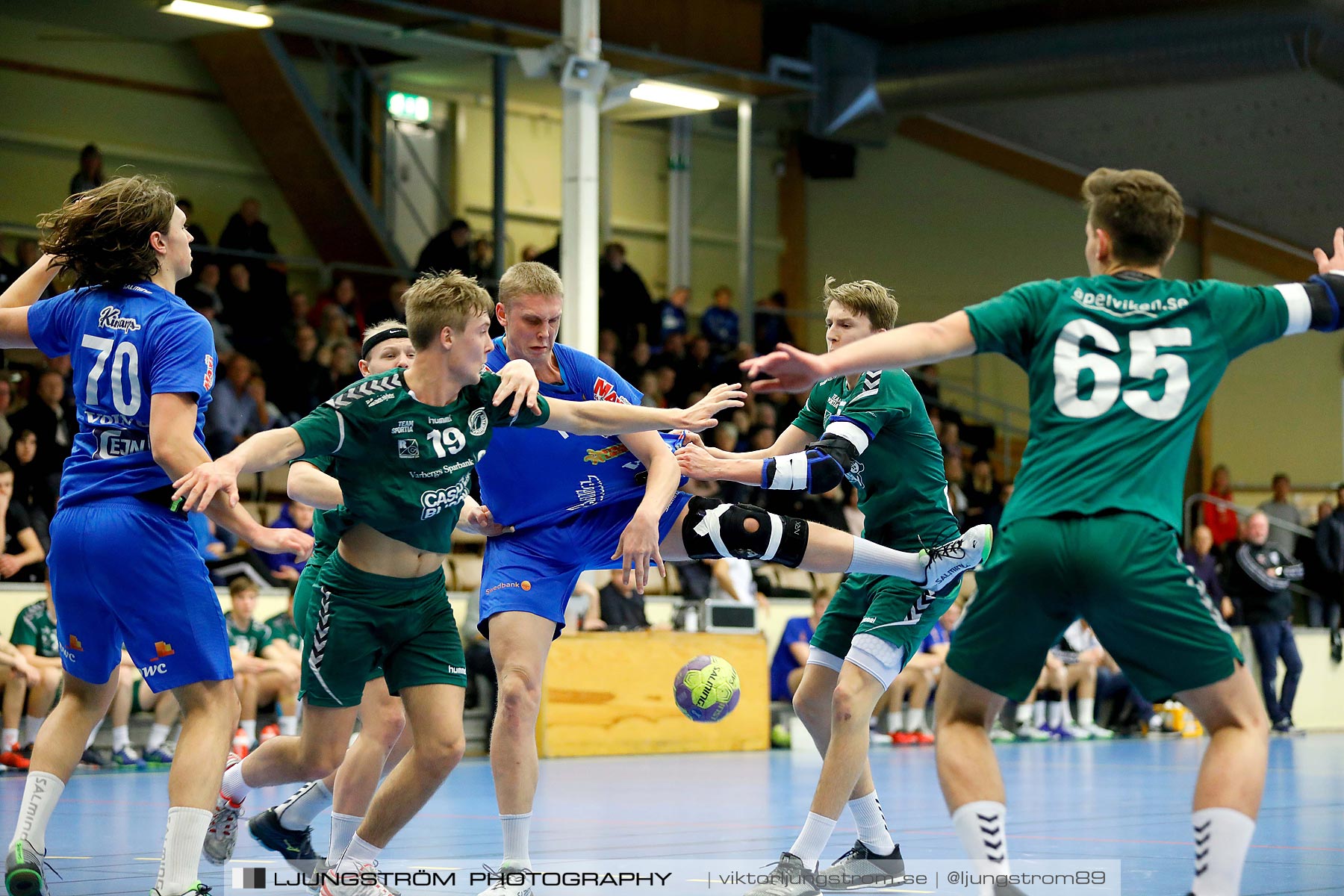 USM P18 Steg 3 IFK Skövde HK-HK Varberg 28-12,herr,Skövde Idrottshall,Skövde,Sverige,Ungdoms-SM,Handboll,2019,213140