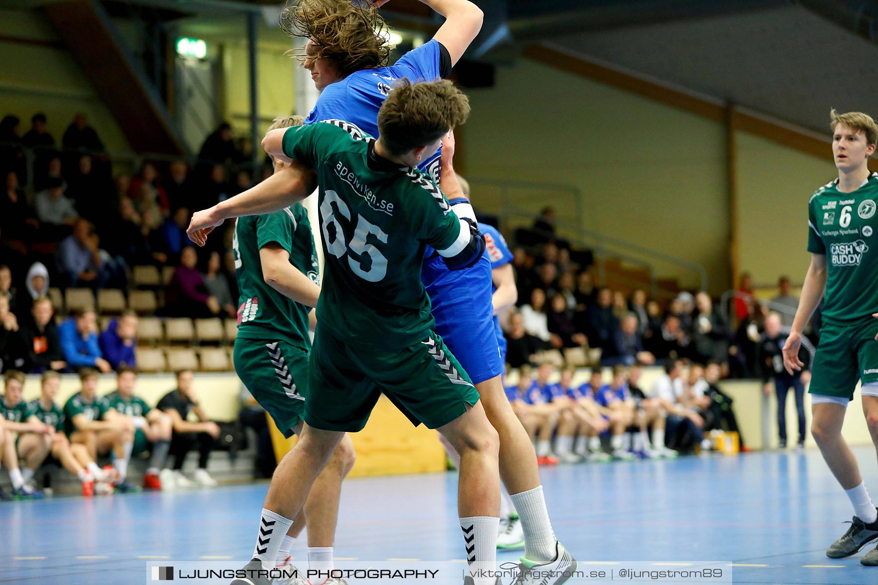 USM P18 Steg 3 IFK Skövde HK-HK Varberg 28-12,herr,Skövde Idrottshall,Skövde,Sverige,Ungdoms-SM,Handboll,2019,213142