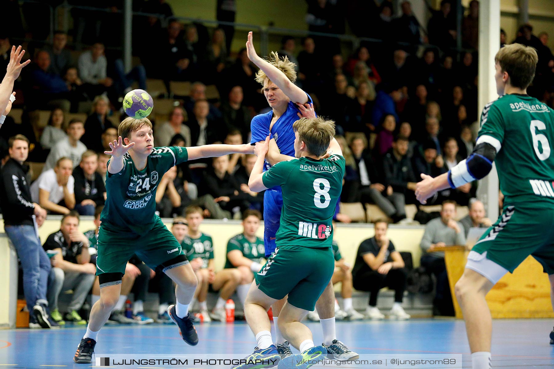 USM P18 Steg 3 IFK Skövde HK-HK Varberg 28-12,herr,Skövde Idrottshall,Skövde,Sverige,Ungdoms-SM,Handboll,2019,213171