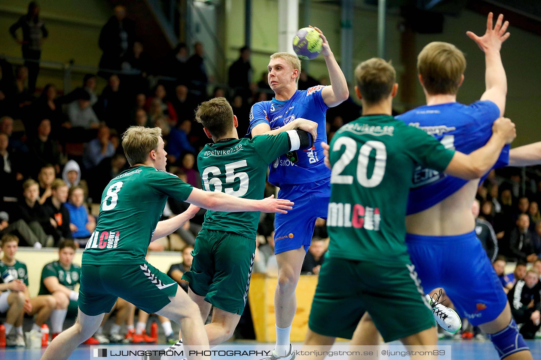 USM P18 Steg 3 IFK Skövde HK-HK Varberg 28-12,herr,Skövde Idrottshall,Skövde,Sverige,Ungdoms-SM,Handboll,2019,213187