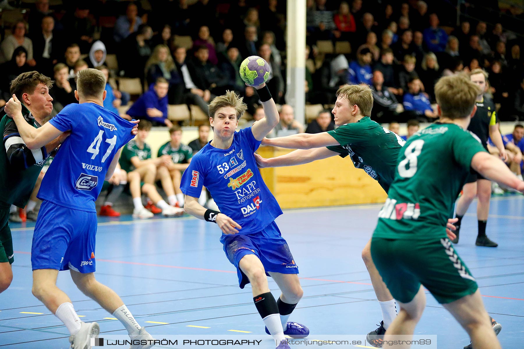 USM P18 Steg 3 IFK Skövde HK-HK Varberg 28-12,herr,Skövde Idrottshall,Skövde,Sverige,Ungdoms-SM,Handboll,2019,213191