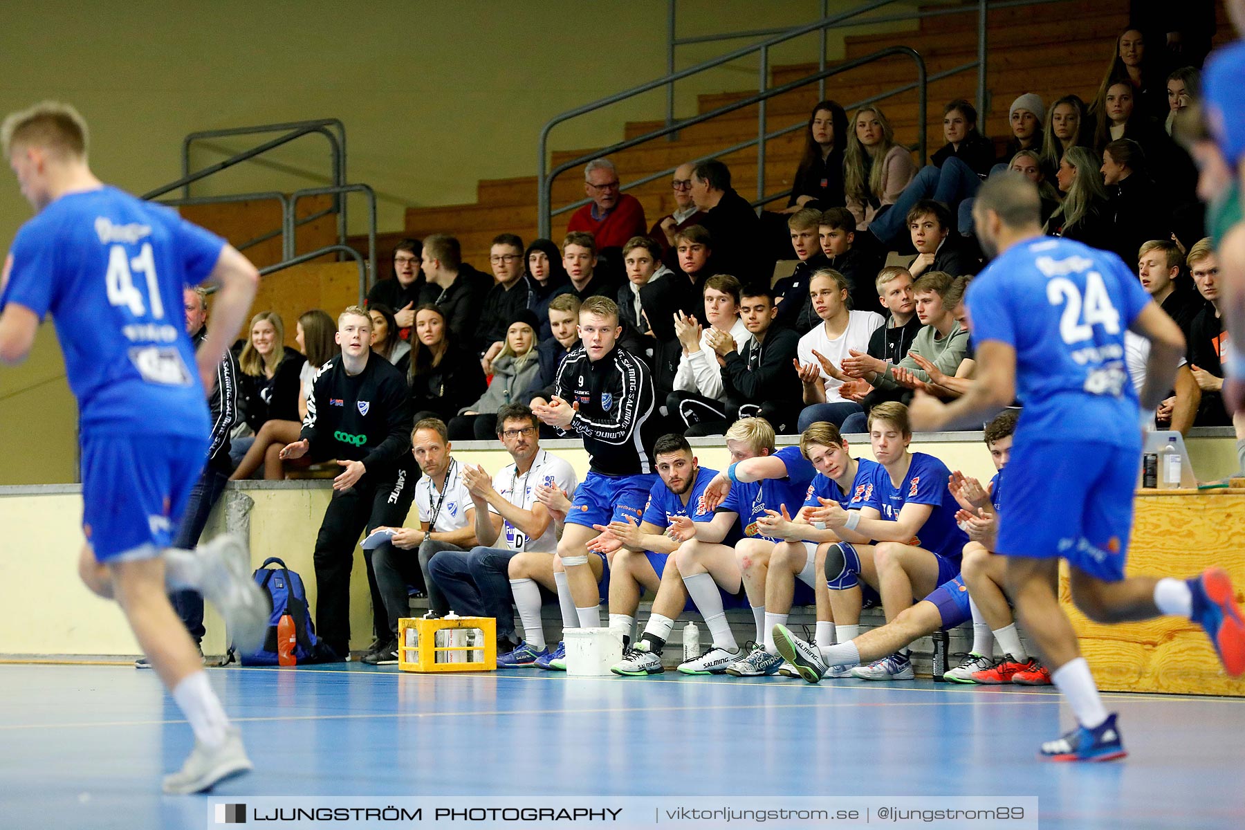 USM P18 Steg 3 IFK Skövde HK-HK Varberg 28-12,herr,Skövde Idrottshall,Skövde,Sverige,Ungdoms-SM,Handboll,2019,213269