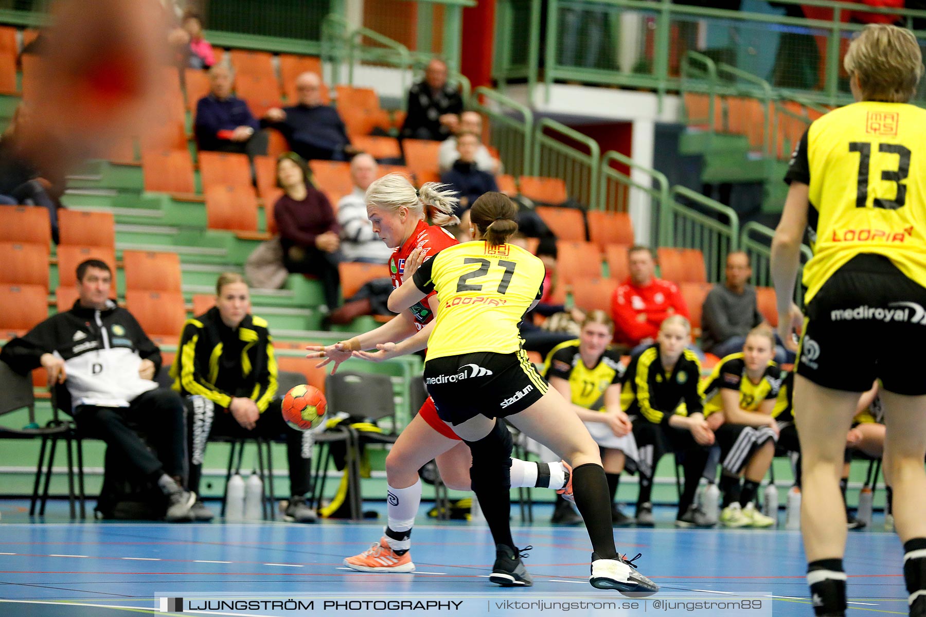 Skövde HF-IK Sävehof 21-29,dam,Arena Skövde,Skövde,Sverige,Handboll,,2019,213369