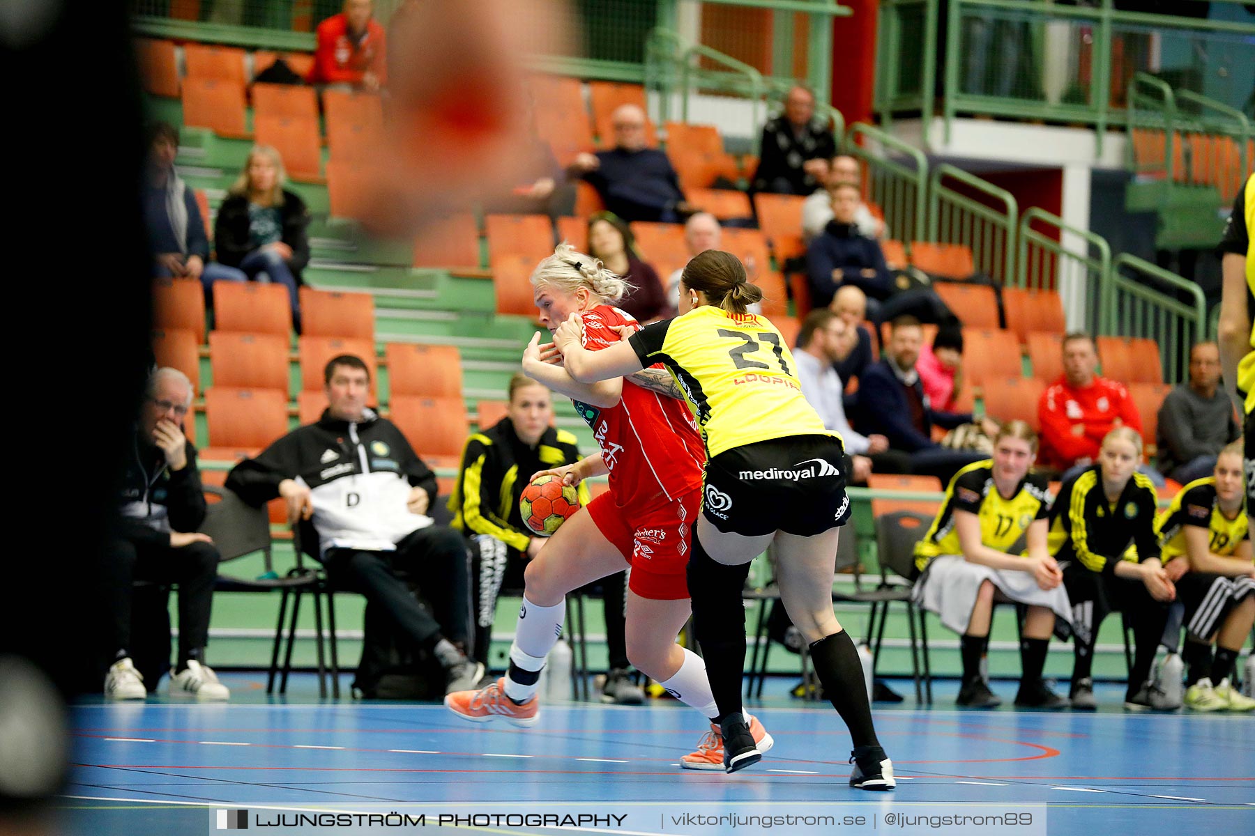 Skövde HF-IK Sävehof 21-29,dam,Arena Skövde,Skövde,Sverige,Handboll,,2019,213370