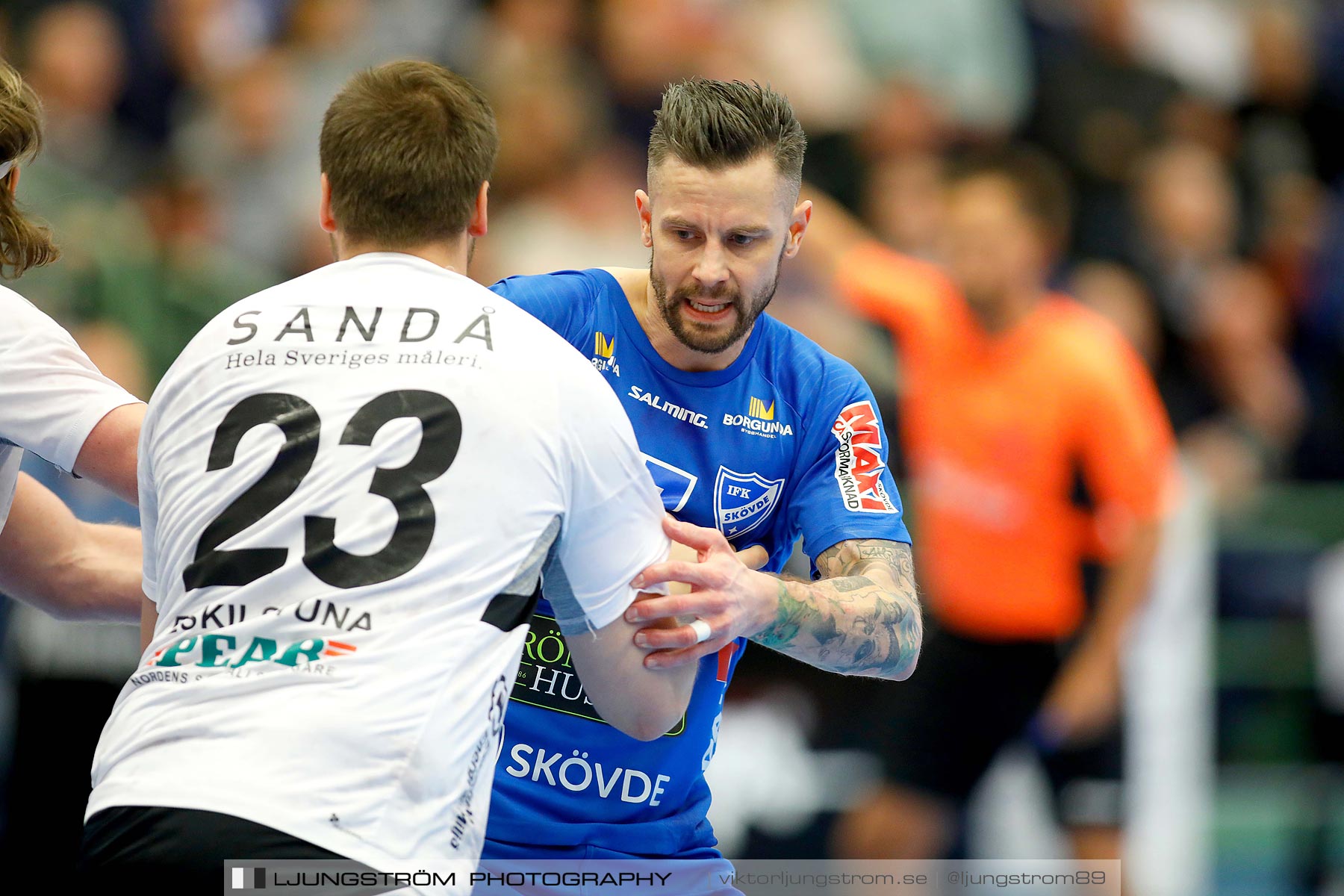 IFK Skövde HK-Eskilstuna Guif 29-27,herr,Arena Skövde,Skövde,Sverige,Handboll,,2019,213495