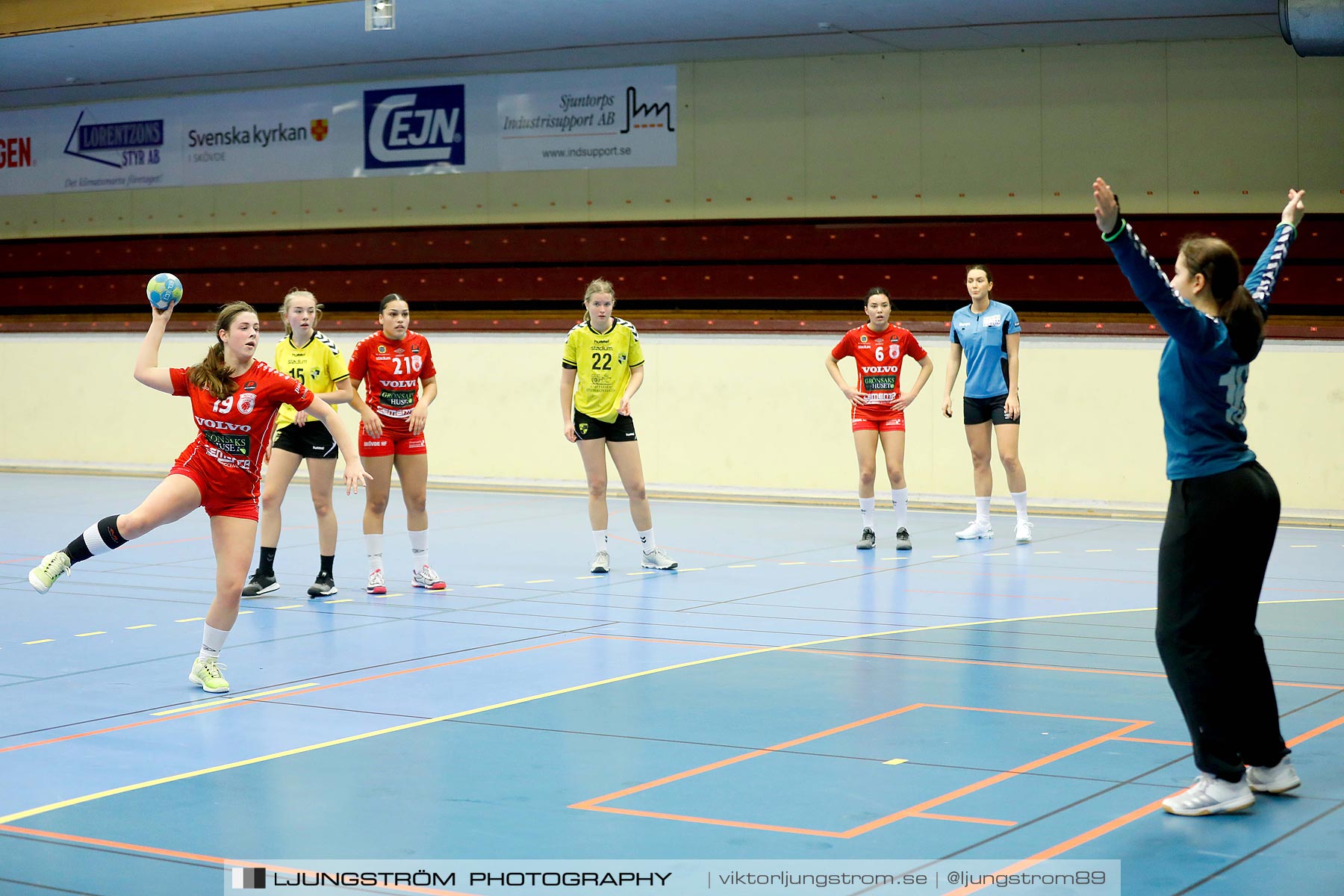 Skövde HF F14-Kärra HF 1 F14 16-26,dam,Skövde Idrottshall,Skövde,Sverige,Handboll,,2019,214549