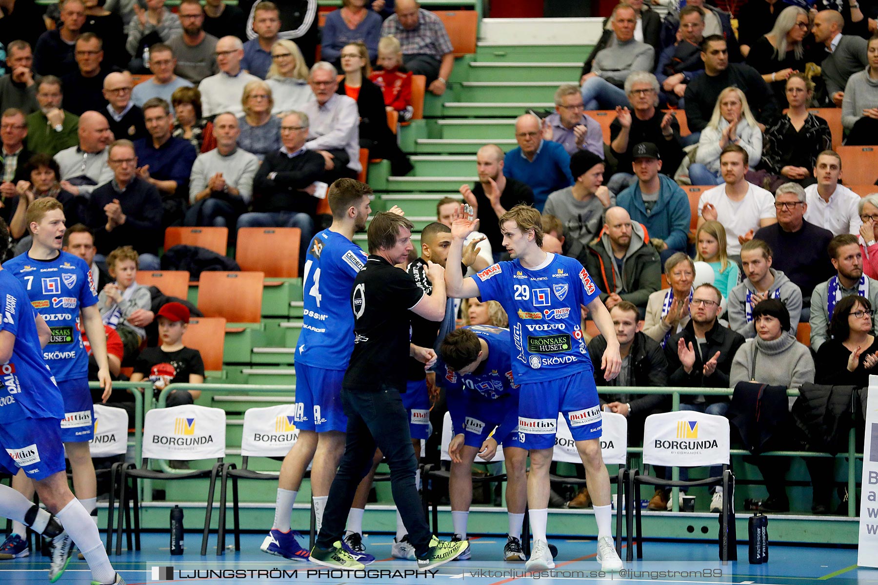 IFK Skövde HK-Redbergslids IK 34-27,herr,Arena Skövde,Skövde,Sverige,Handboll,,2019,215261