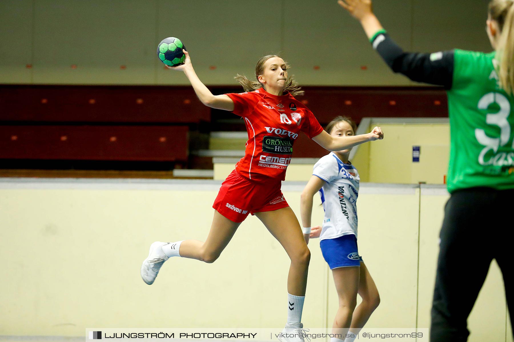USM F16 Steg 4 Skövde HF 1-HK Aranäs Vit 15-20,dam,Skövde Idrottshall,Skövde,Sverige,Ungdoms-SM,Handboll,2019,215953