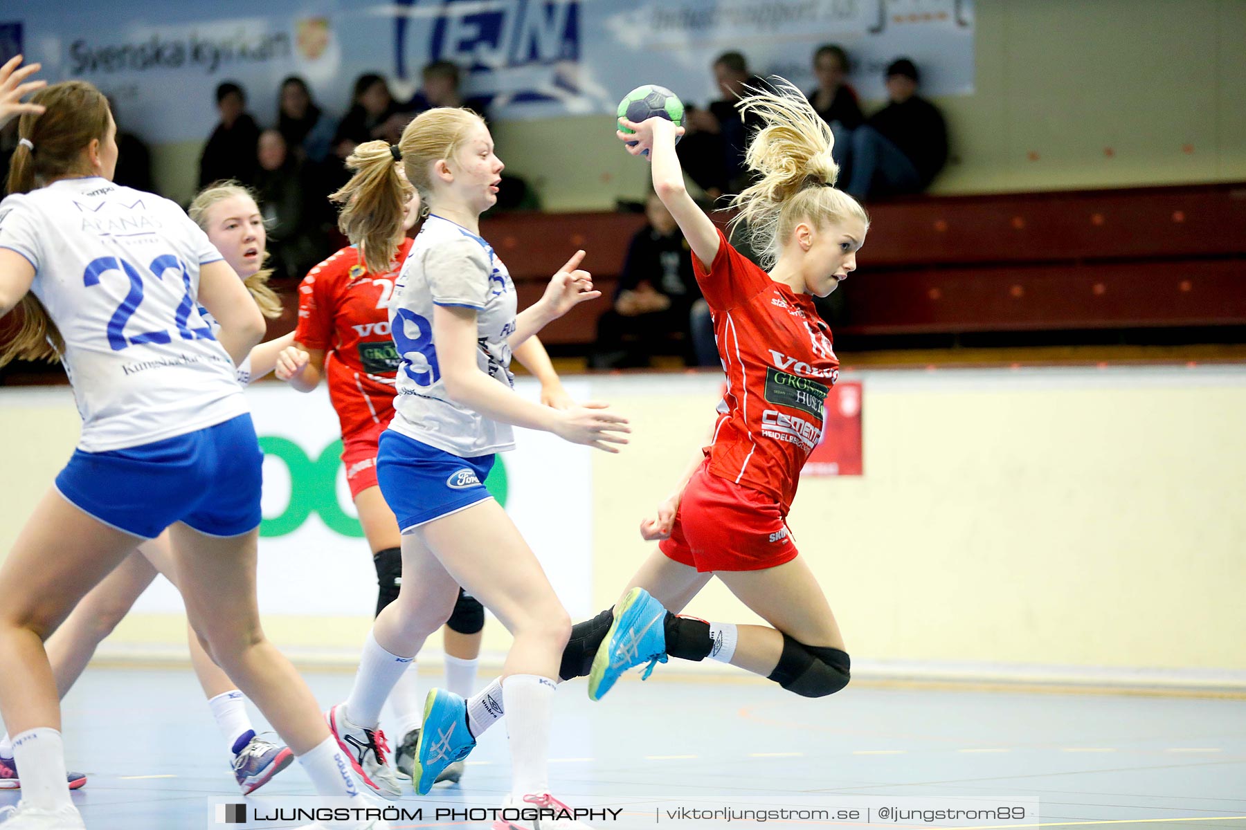 USM F16 Steg 4 Skövde HF 1-HK Aranäs Vit 15-20,dam,Skövde Idrottshall,Skövde,Sverige,Ungdoms-SM,Handboll,2019,215955