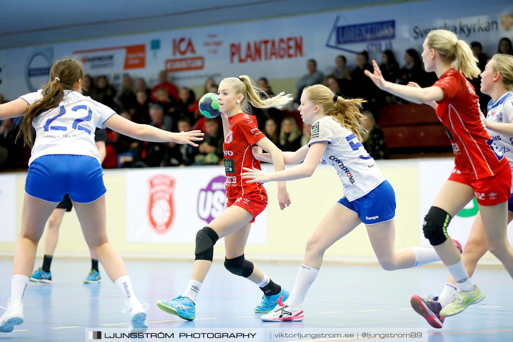 USM F16 Steg 4 Skövde HF 1-HK Aranäs Vit 15-20,dam,Skövde Idrottshall,Skövde,Sverige,Ungdoms-SM,Handboll,2019,215956