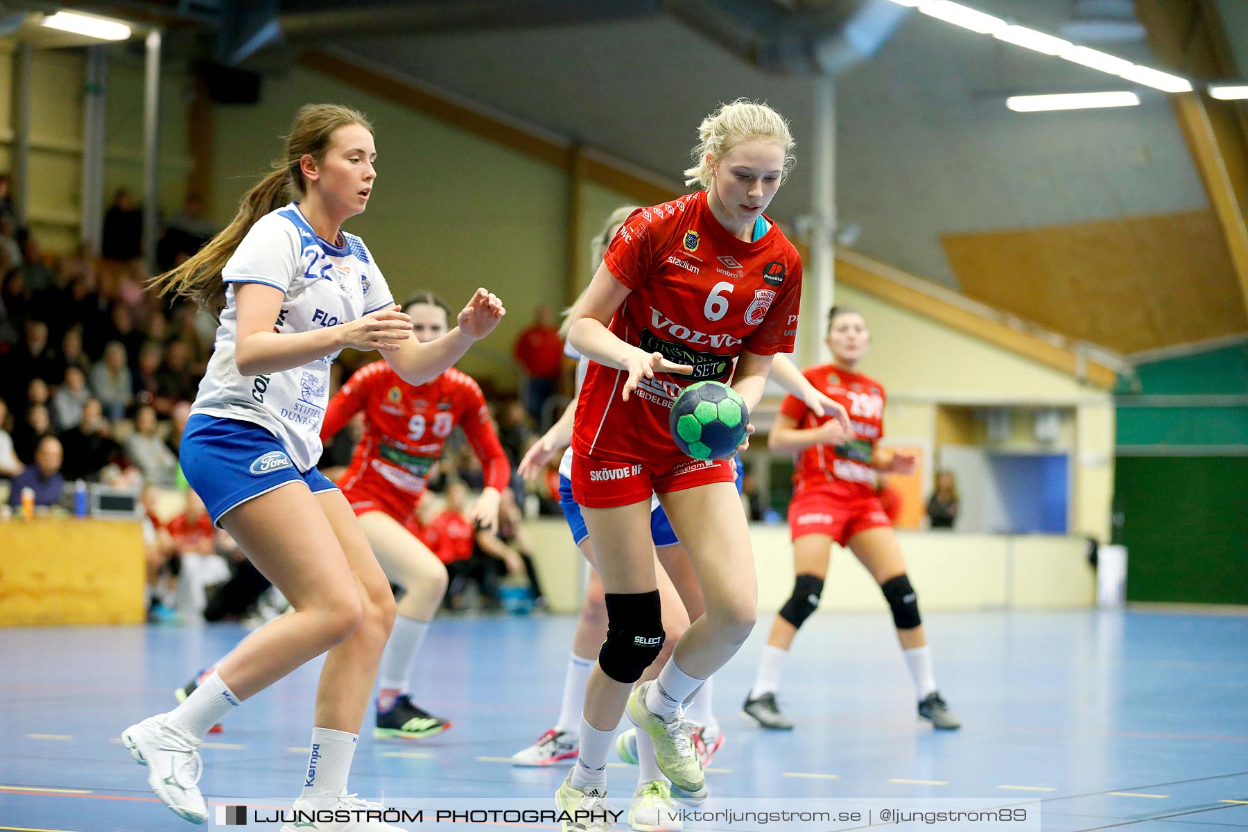 USM F16 Steg 4 Skövde HF 1-HK Aranäs Vit 15-20,dam,Skövde Idrottshall,Skövde,Sverige,Ungdoms-SM,Handboll,2019,215967